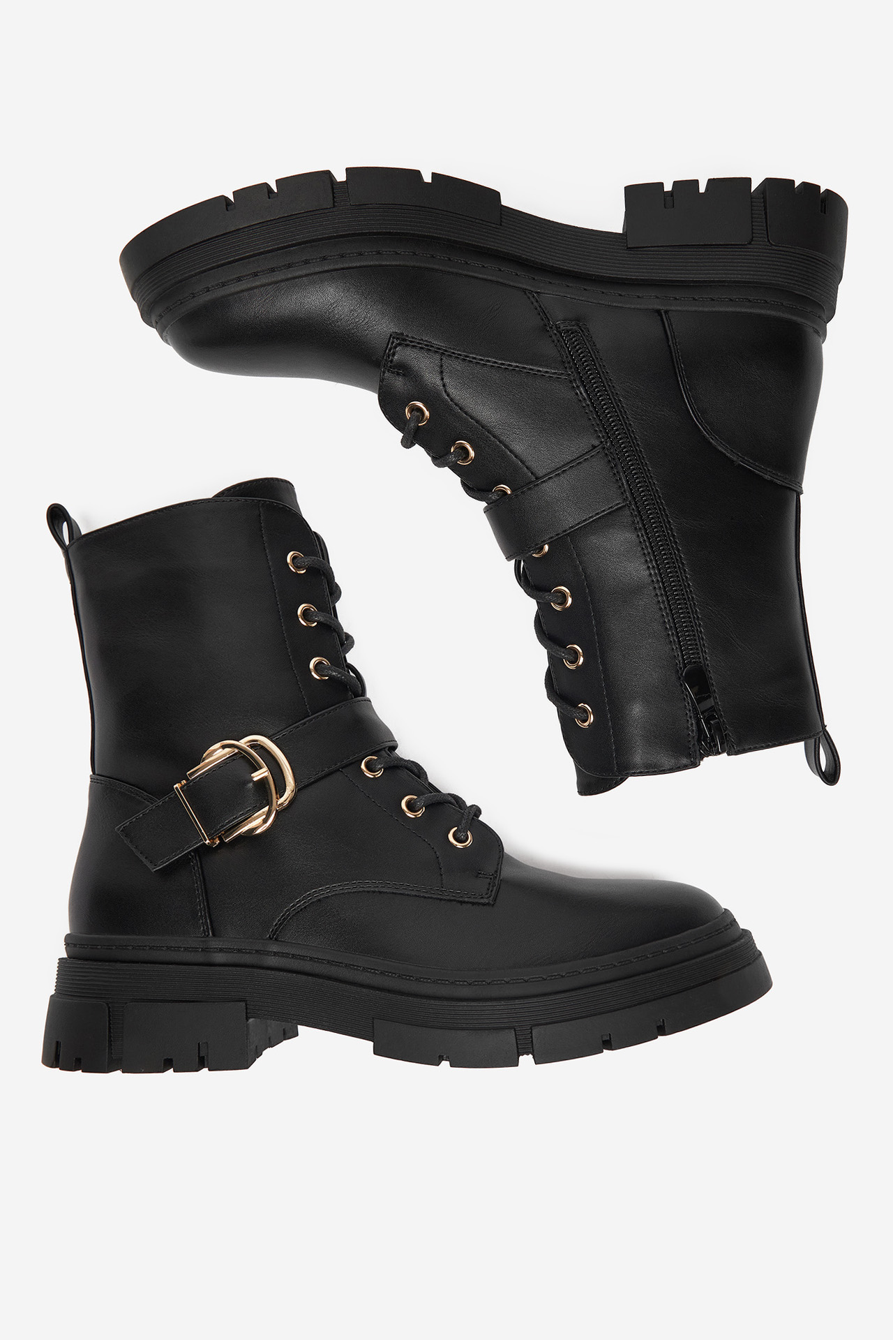 Kotníková obuv ČERNÁ