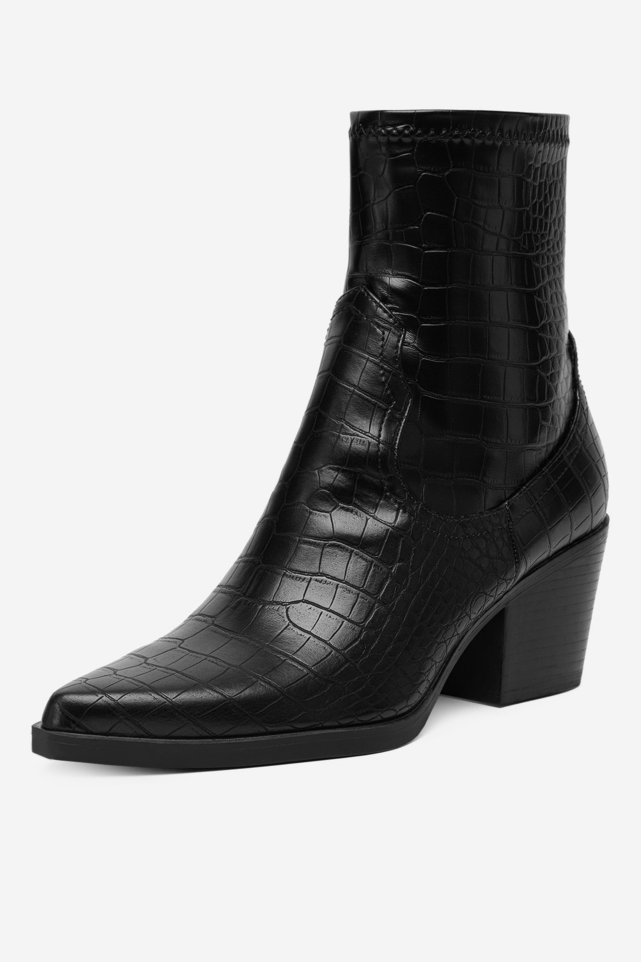 Kotníková obuv ČERNÁ