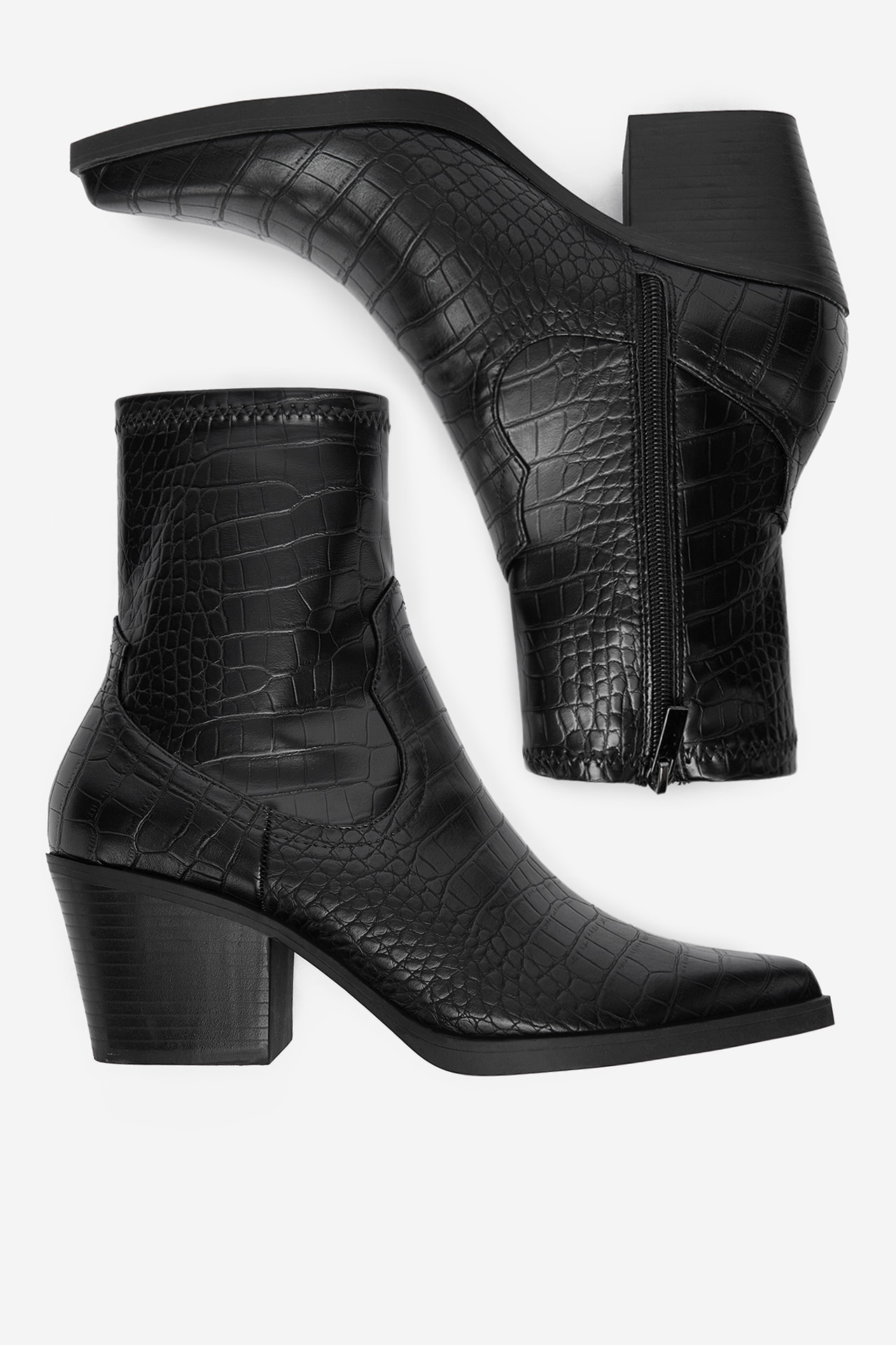 Kotníková obuv ČERNÁ