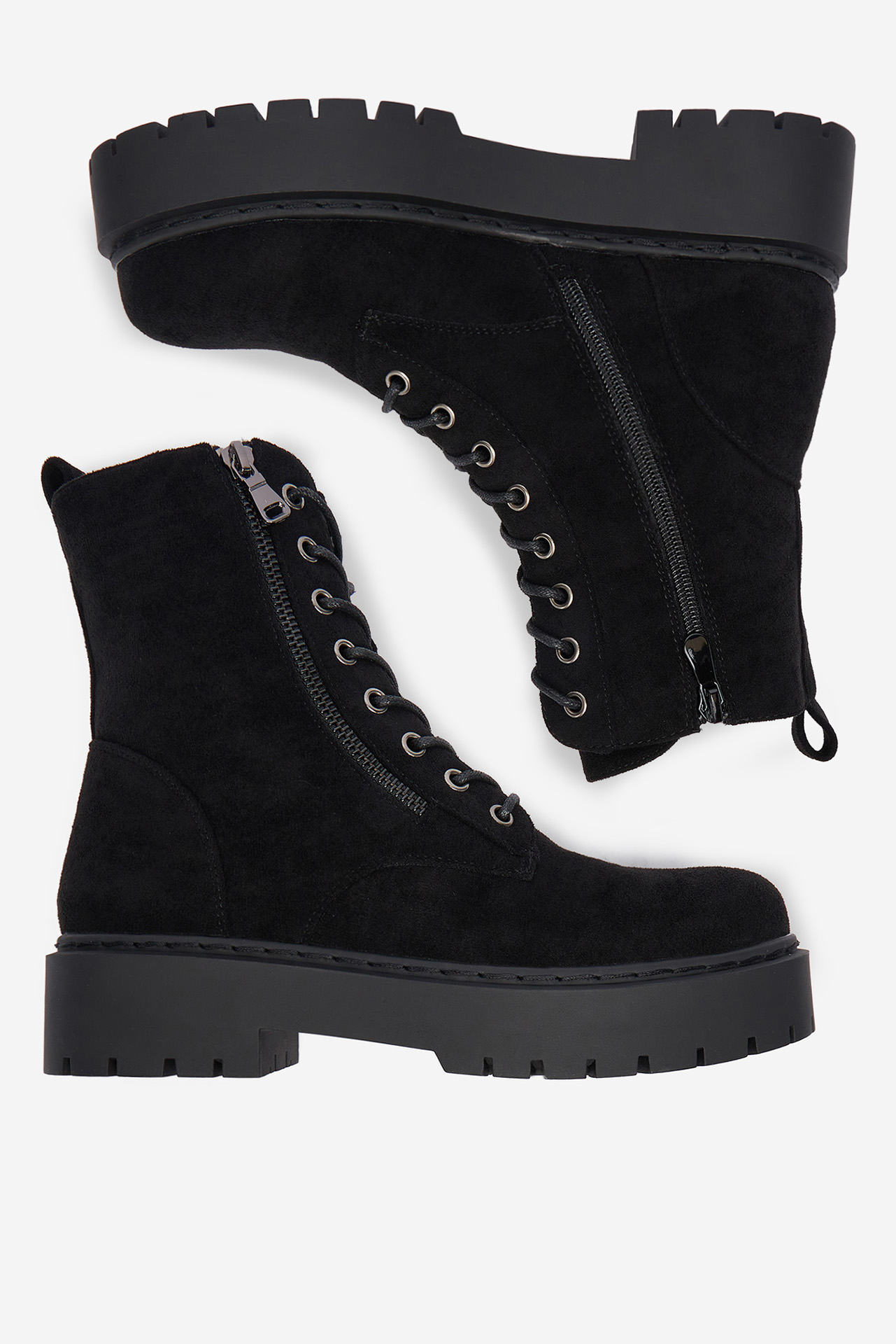 Kotníková obuv ČERNÁ