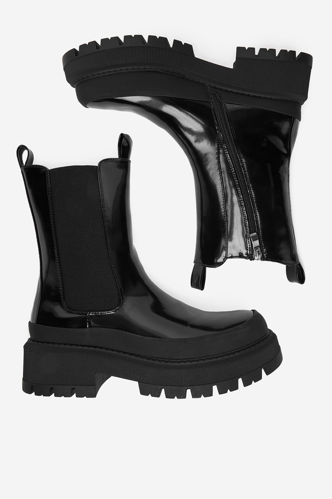 Kotníková obuv ČERNÁ