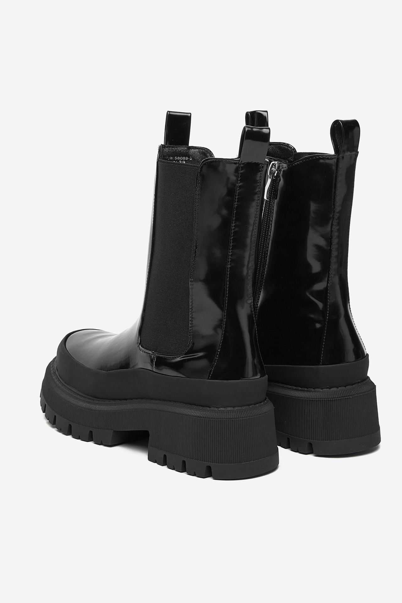 Kotníková obuv ČERNÁ