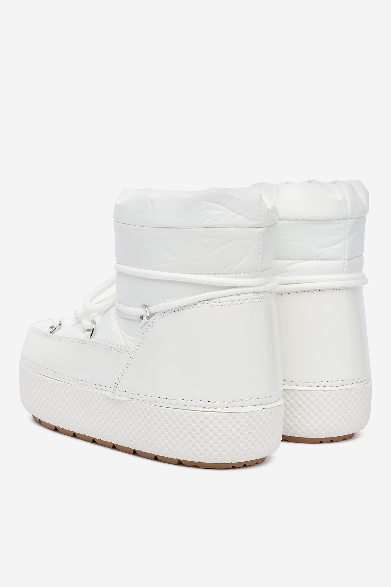 Kotníková obuv BÍLÁ