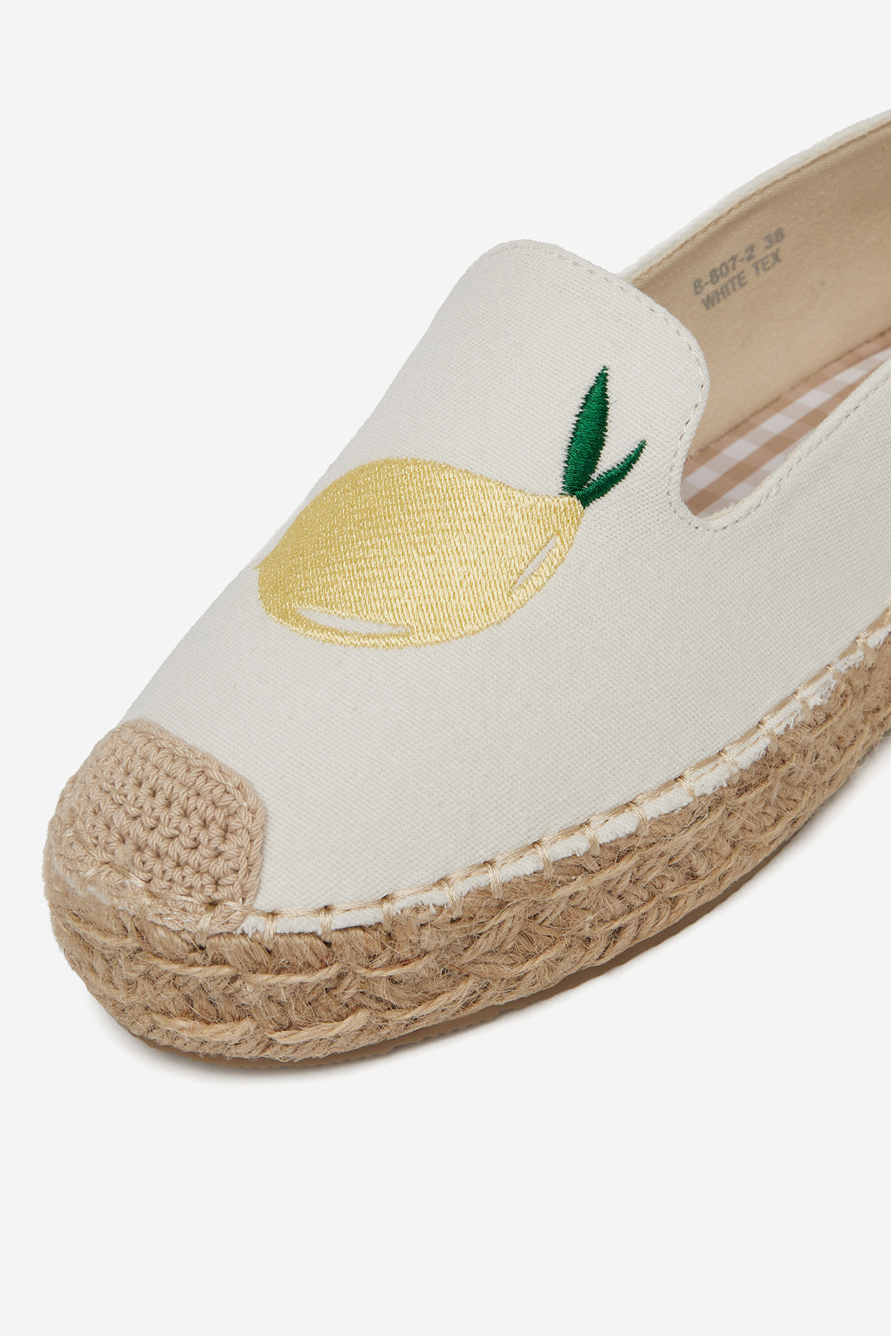 Espadrilky BÍLÁ