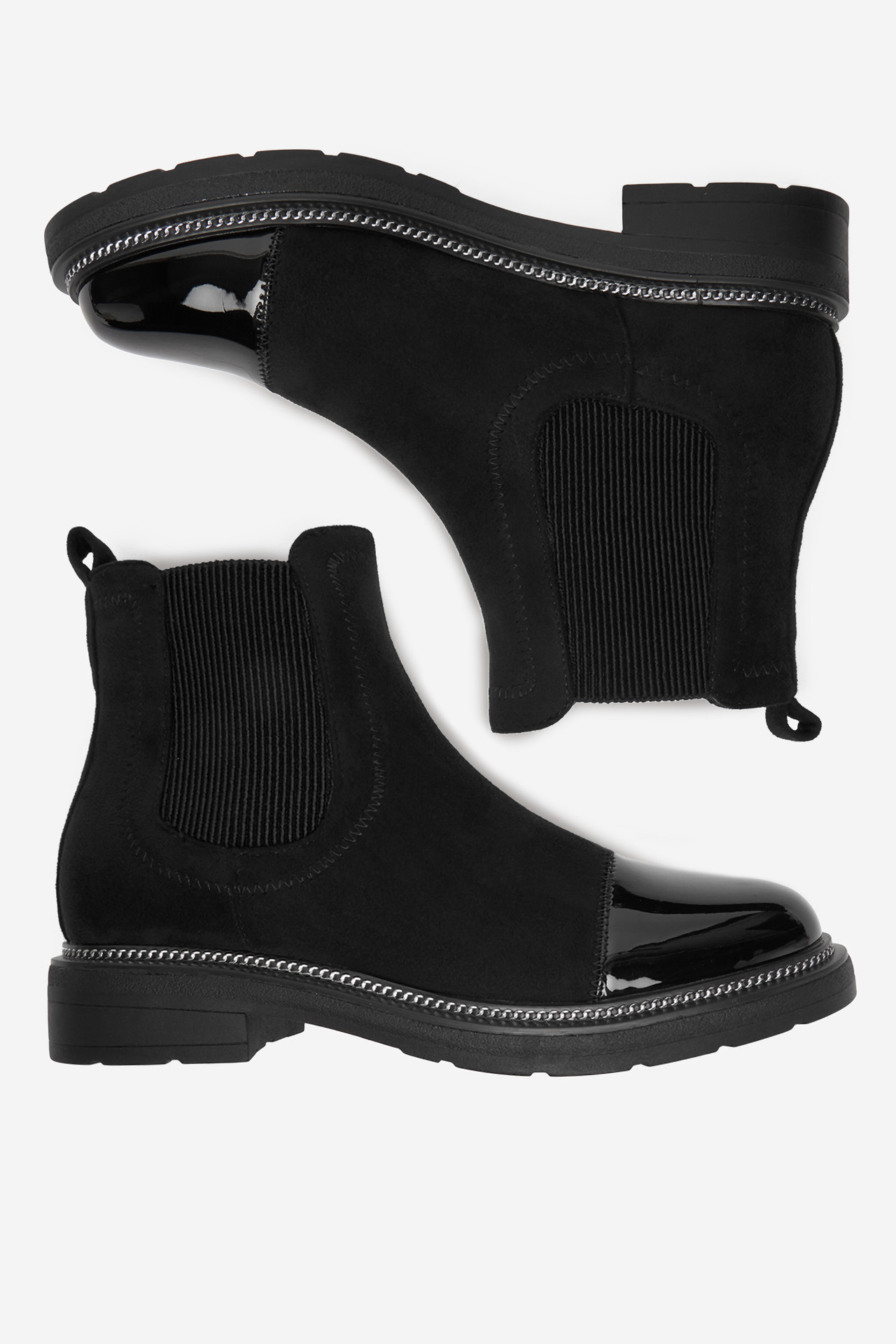 Kotníková obuv ČERNÁ