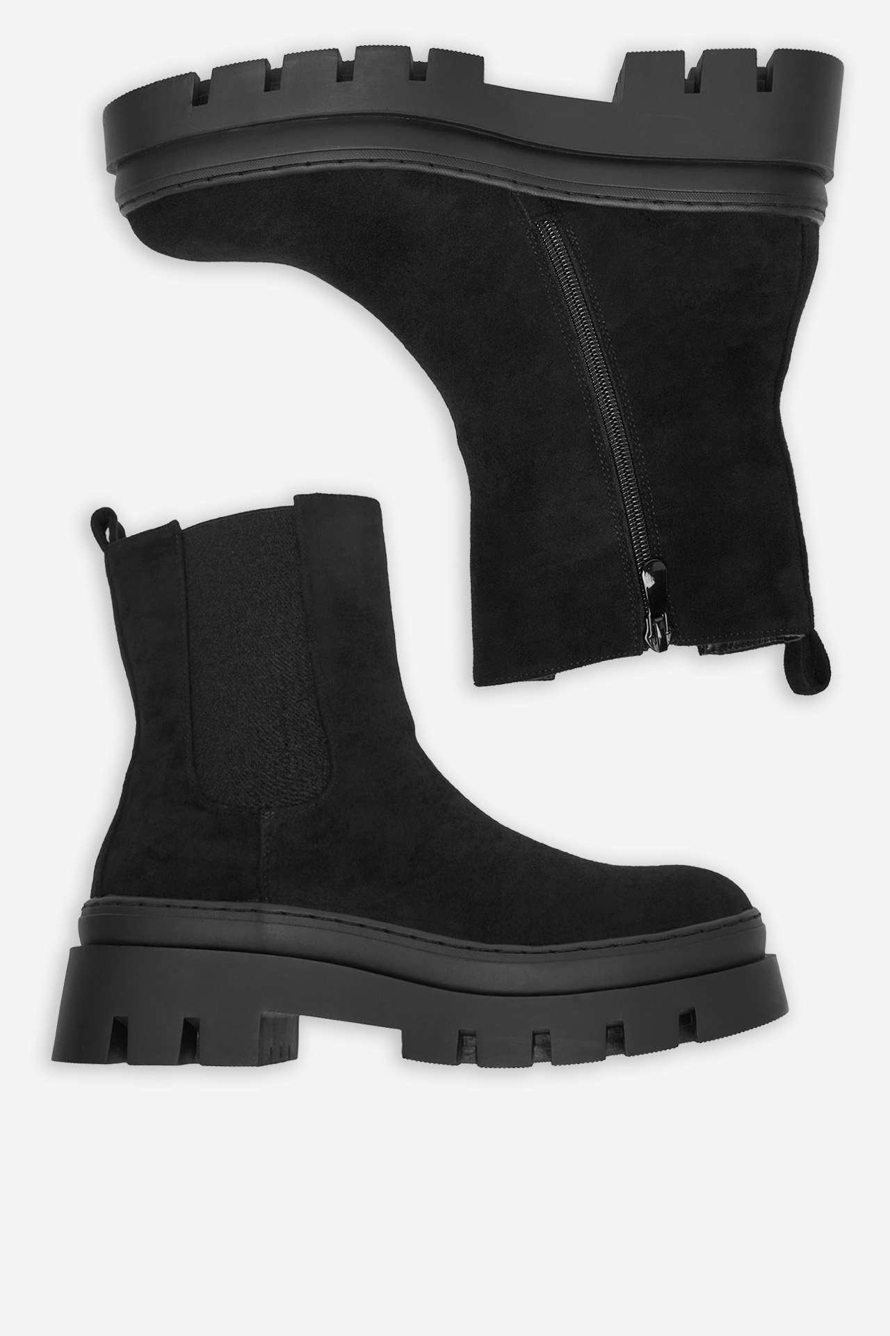 Kotníková obuv ČERNÁ