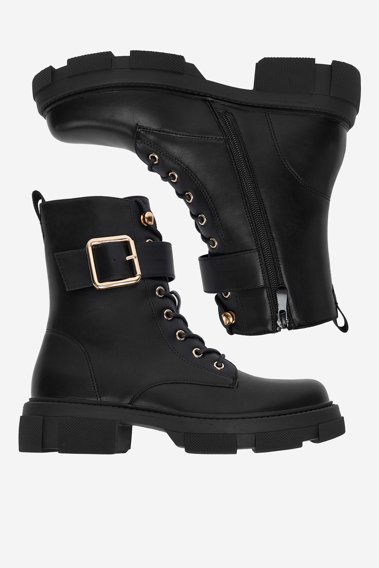 Kotníková obuv ČERNÁ