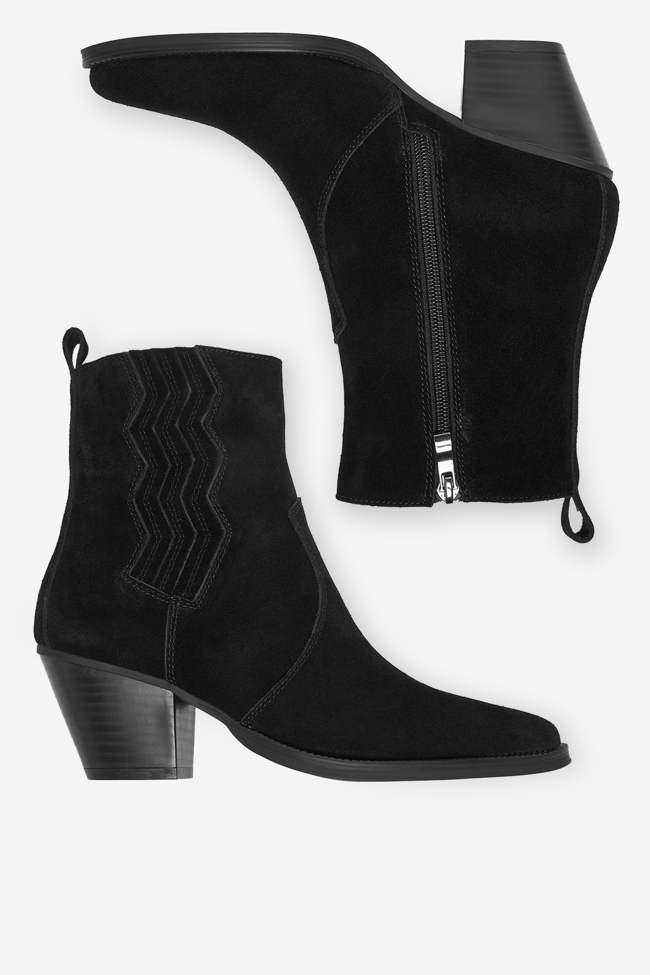 Kotníková obuv ČERNÁ