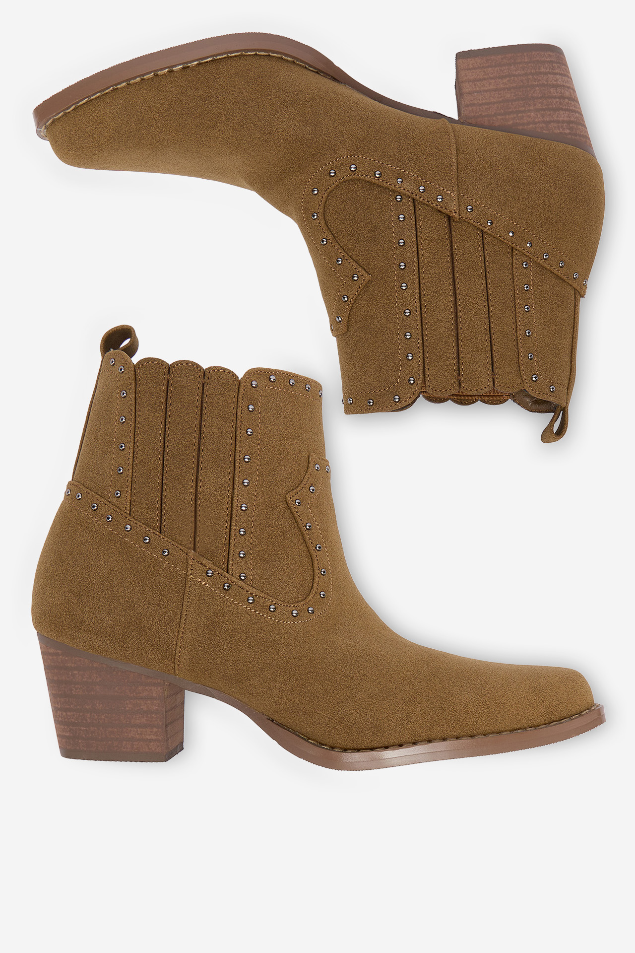 Kotníková obuv HNĚDÁ