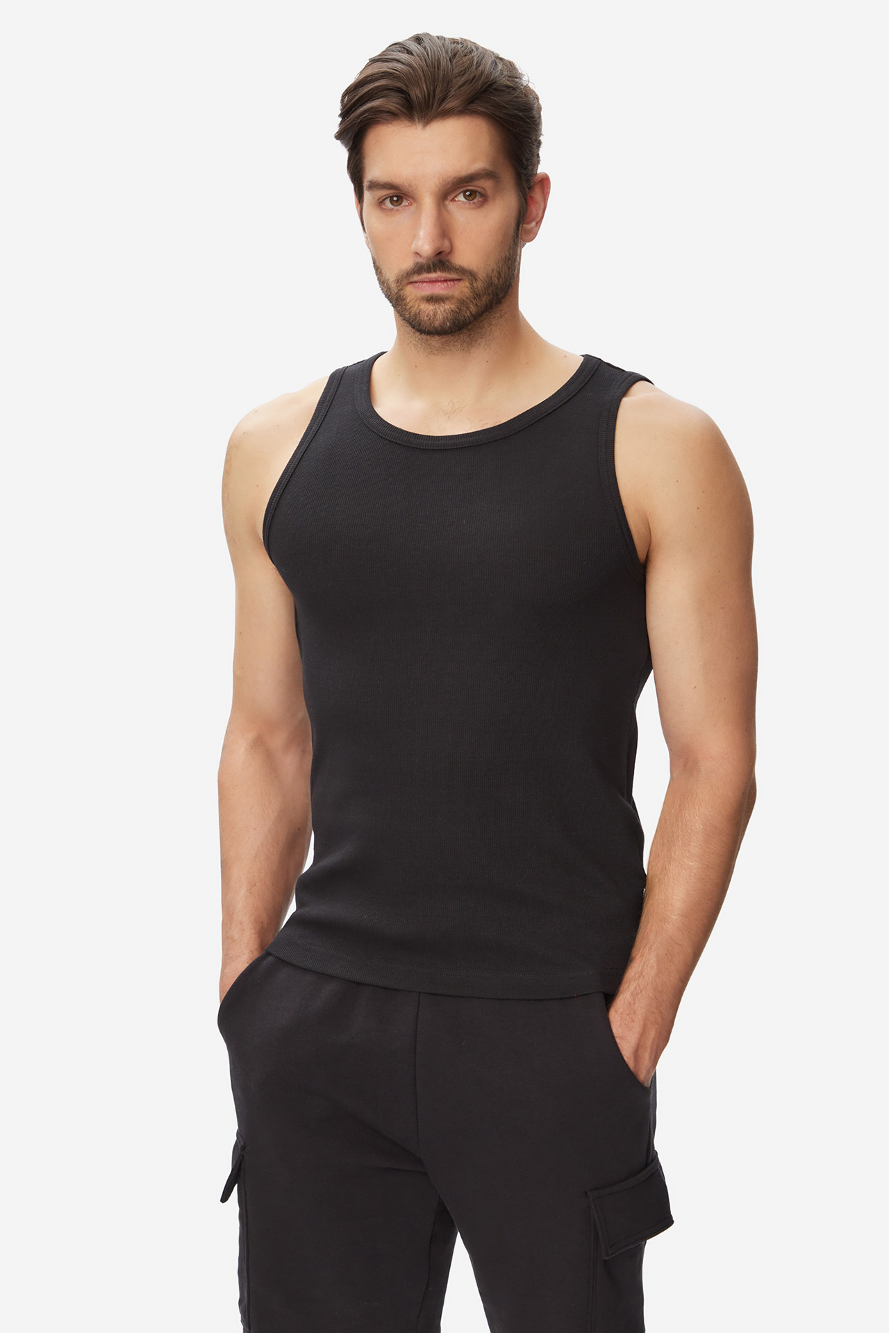 T-shirt Sprandi SS25TSLEM301KS Czarny