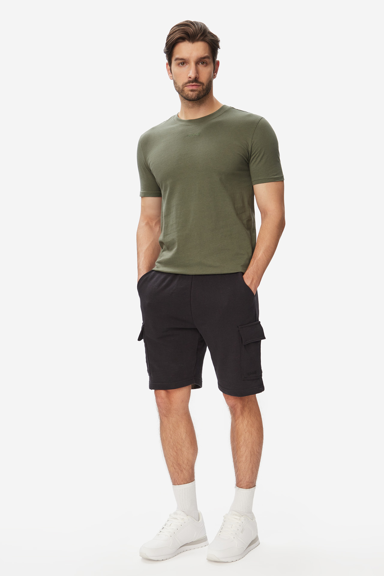T-shirt Sprandi SS25TSM300KS Zielony ciemny