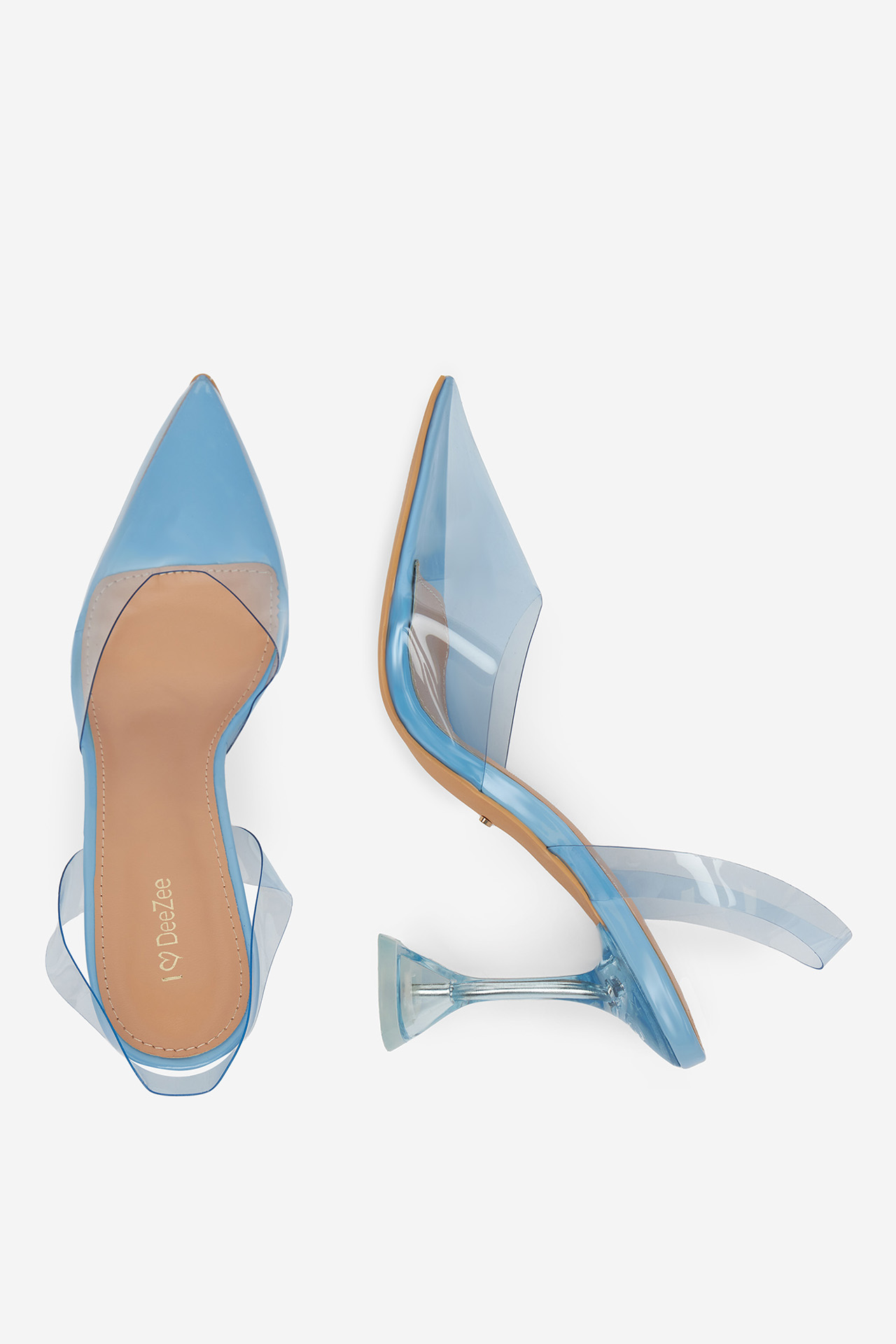 Čevlji z visoko peto Svetlo modra