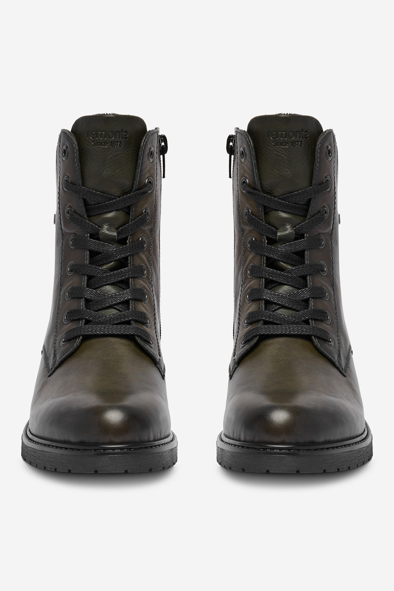 Kotníková obuv Tmavozelená