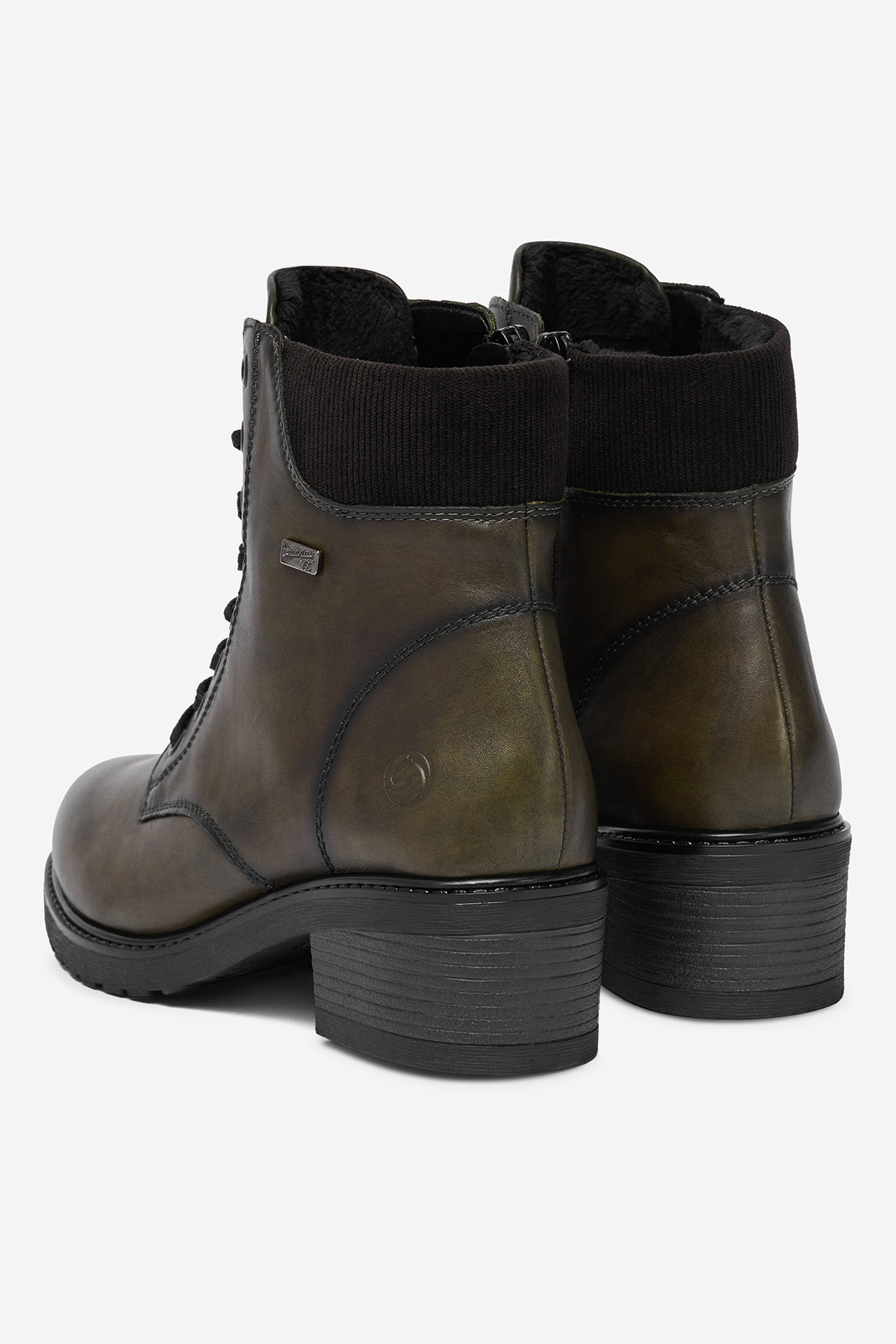 Kotníková obuv Tmavozelená