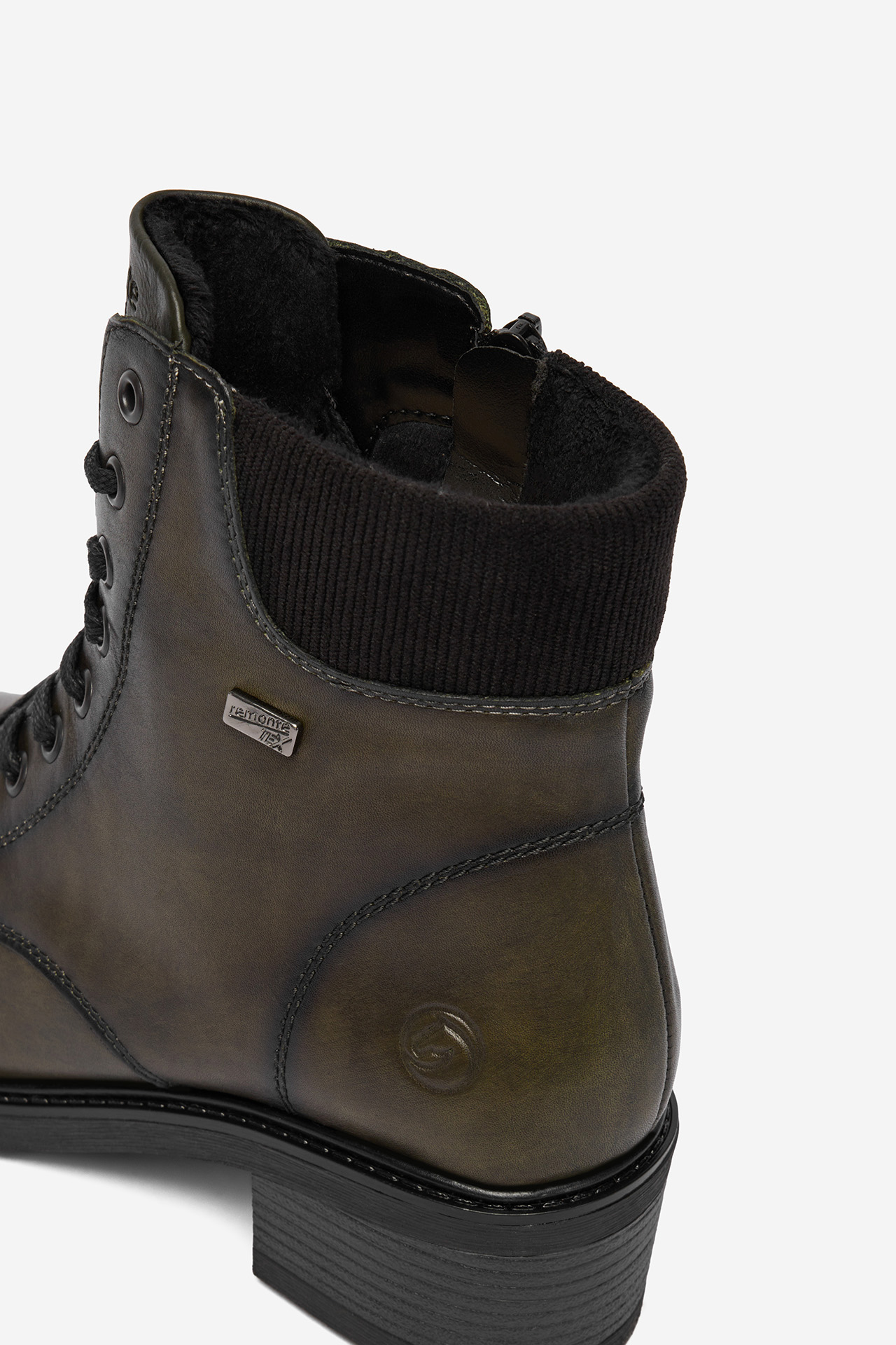 Kotníková obuv Tmavozelená