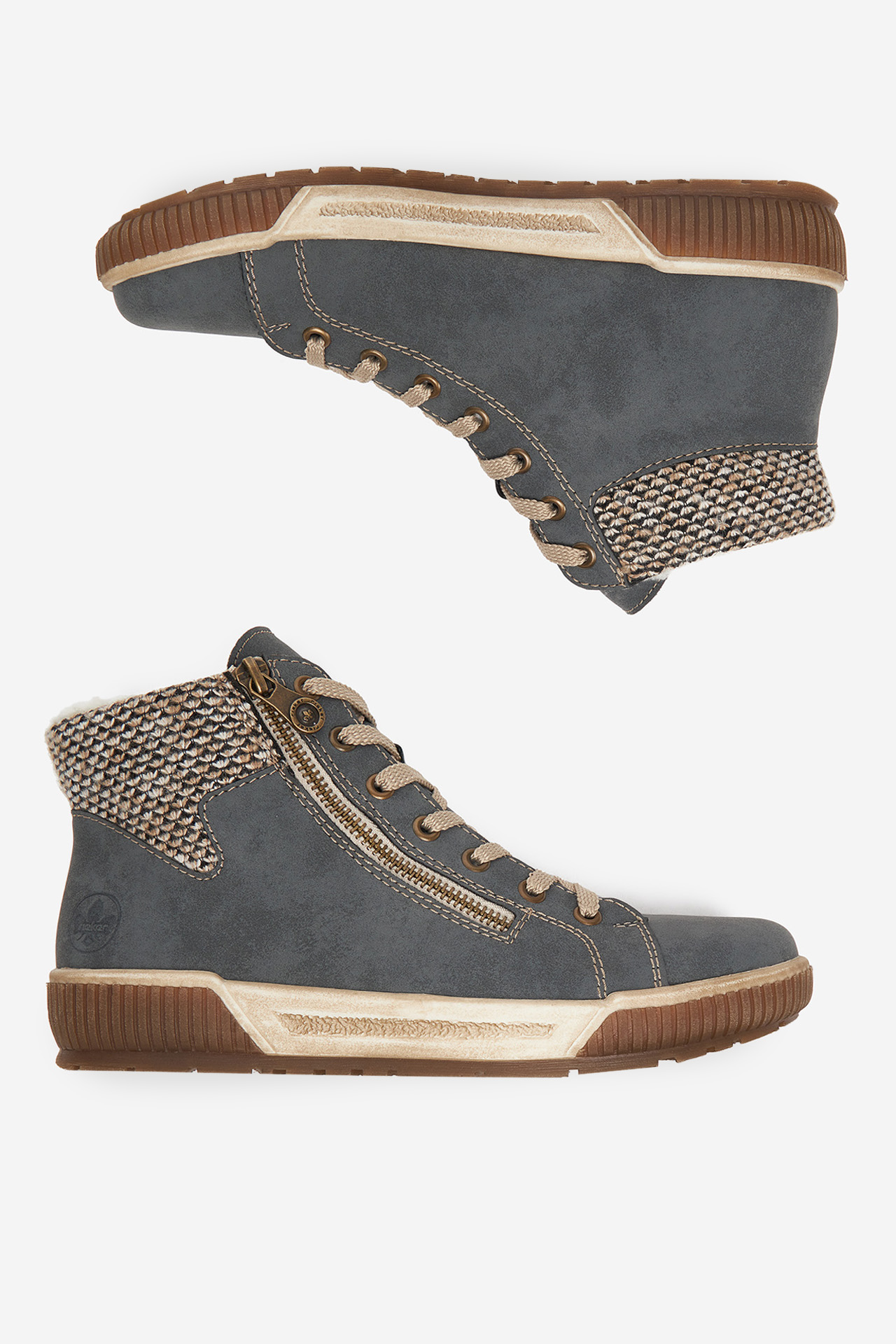 Kotníková obuv Temný blankyt