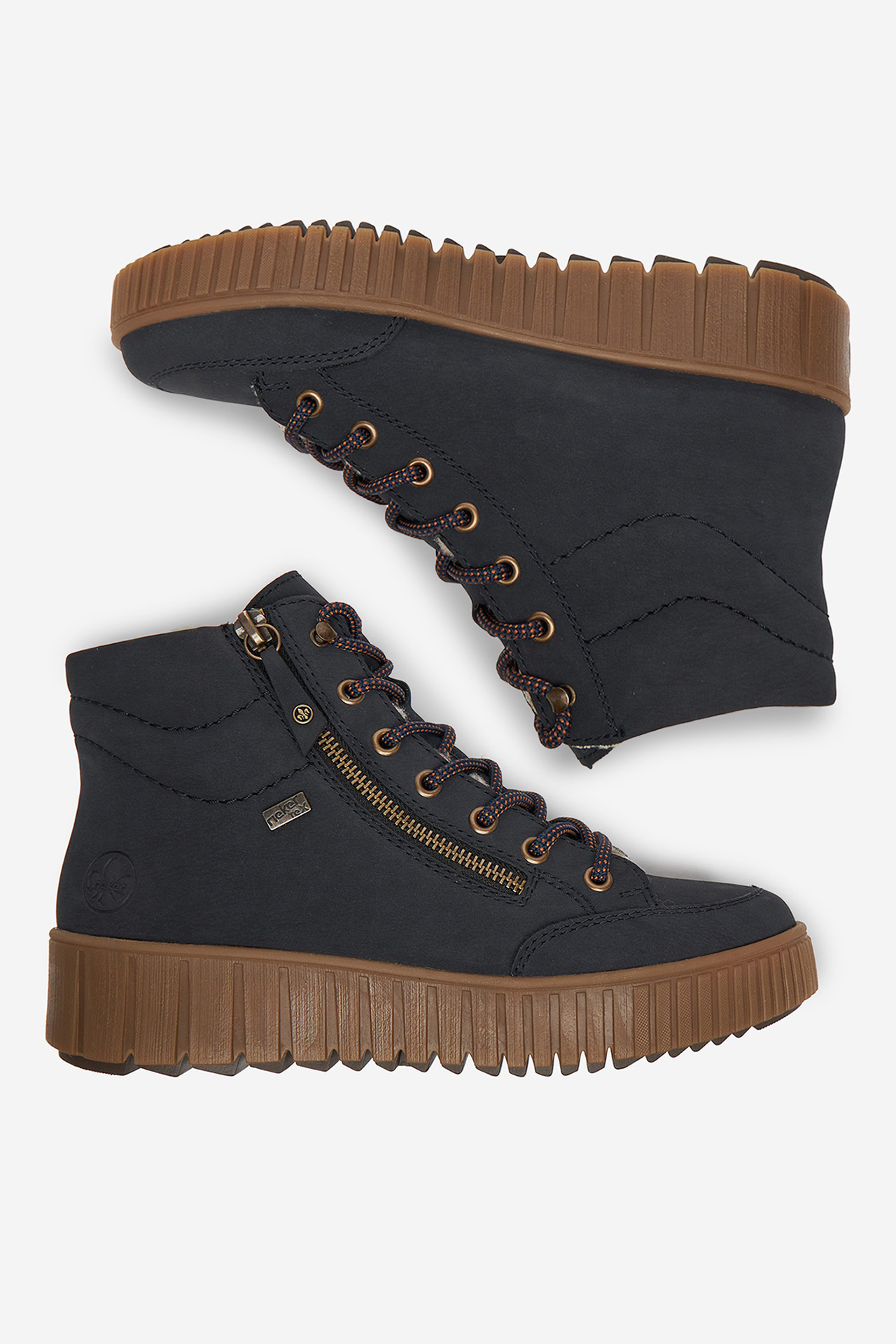 Gležnjače s vezicama Tamnoplava