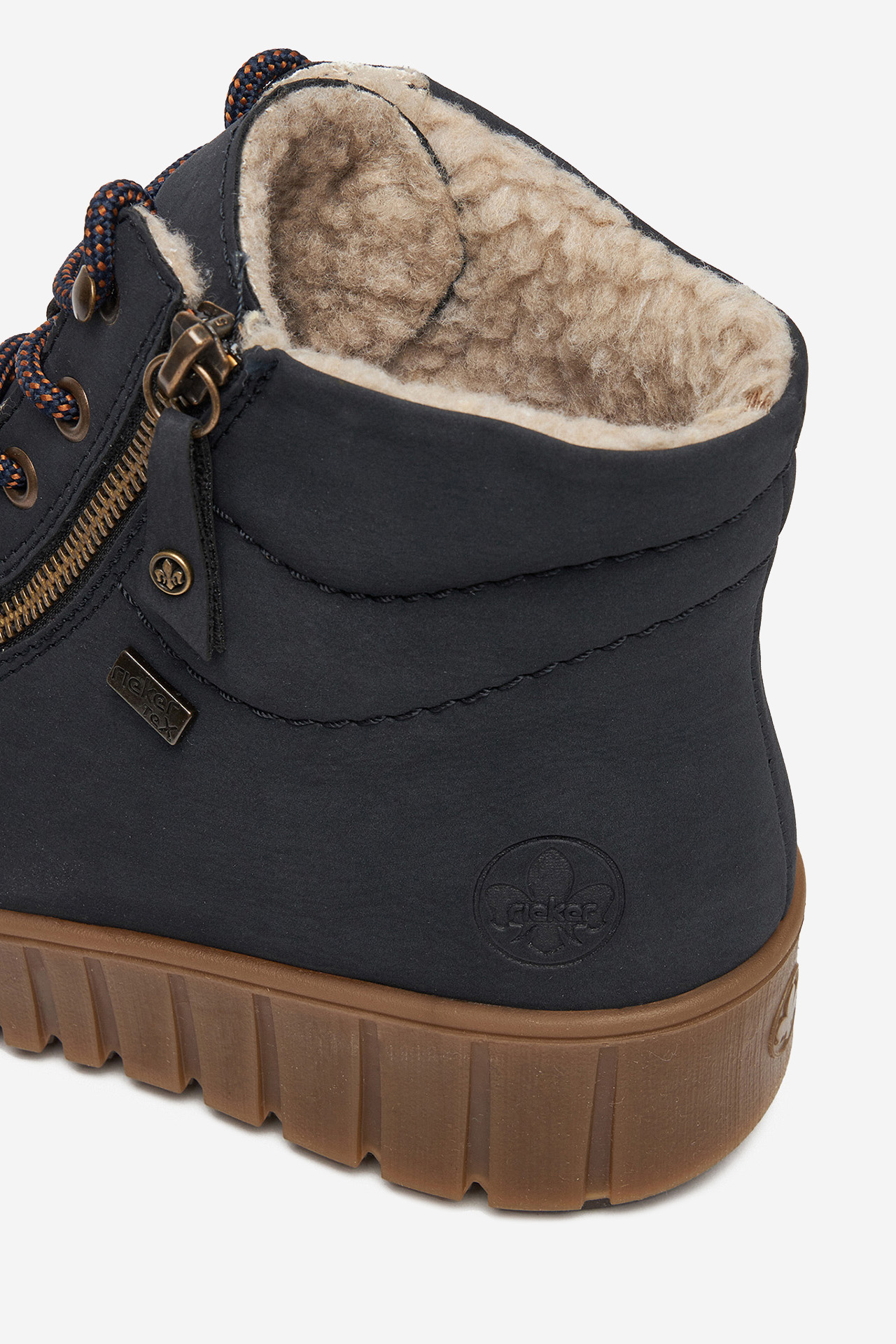 Gležnjače s vezicama Tamnoplava