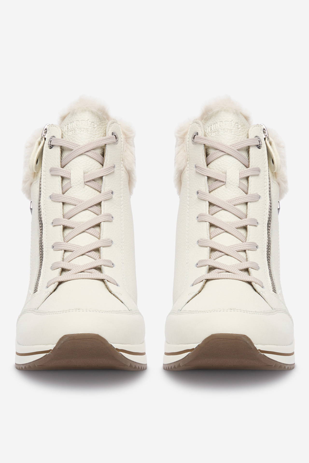 Kotníková obuv Krémová