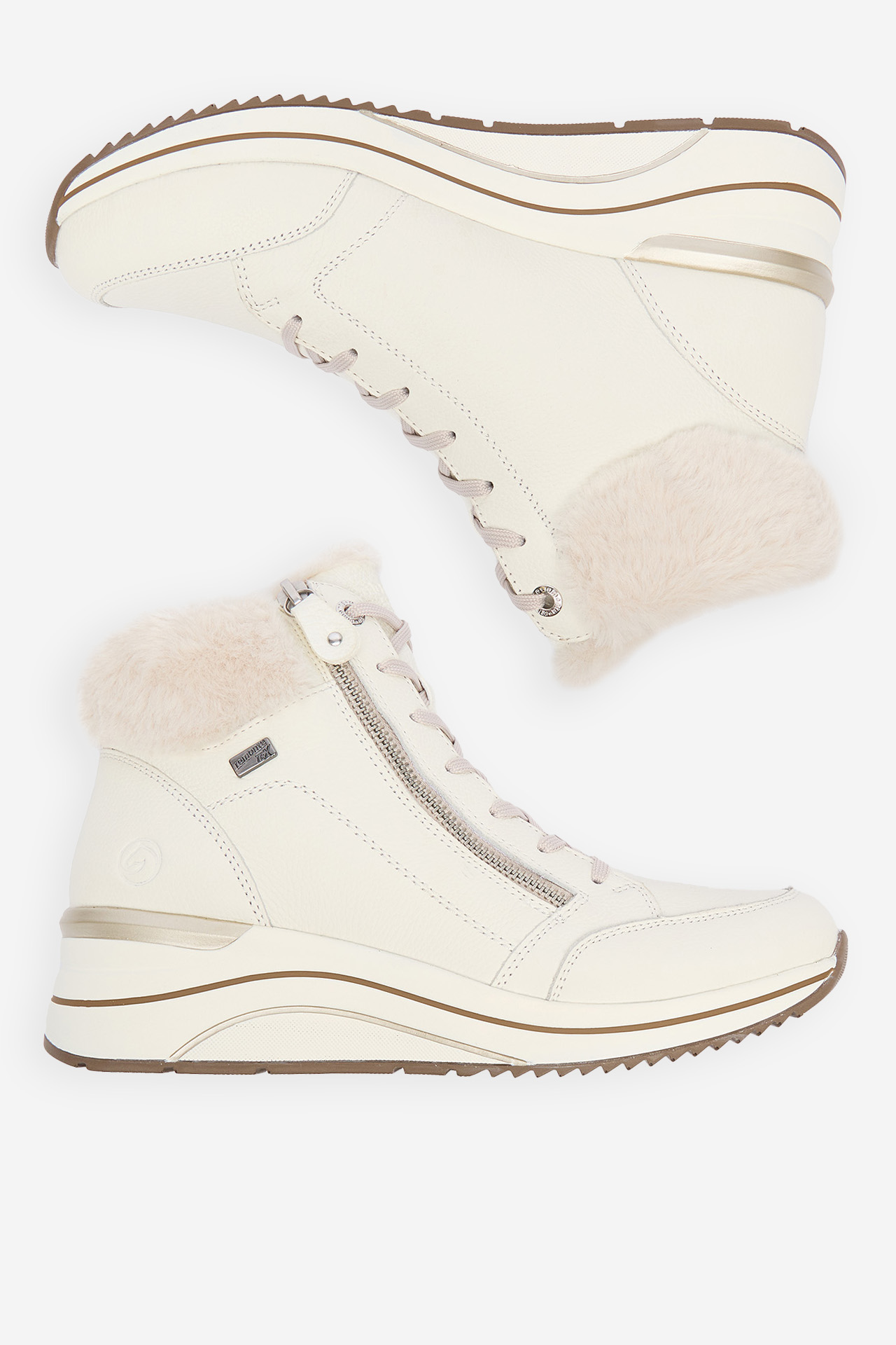 Kotníková obuv Krémová