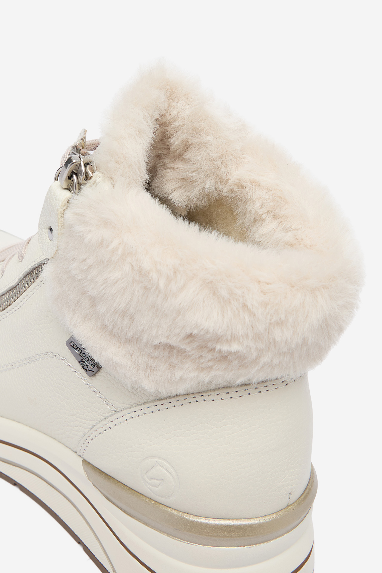 Kotníková obuv Krémová