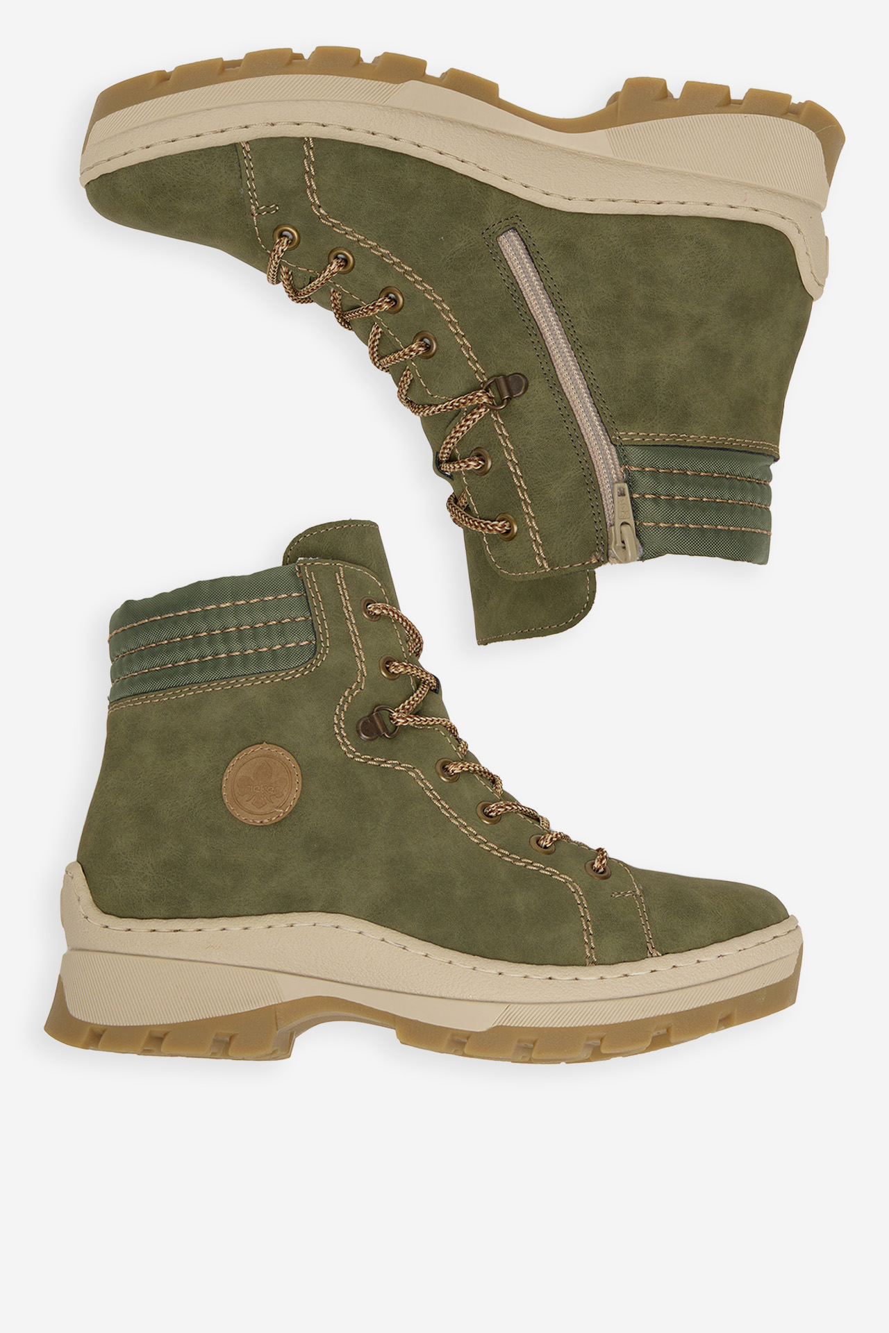 Kotníková obuv Zelená