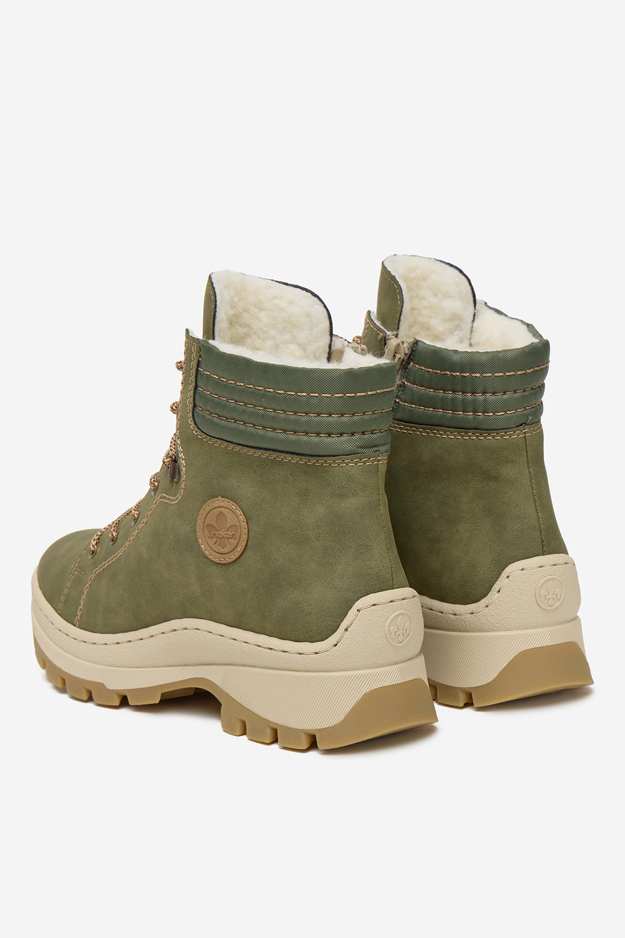 Kotníková obuv Zelená