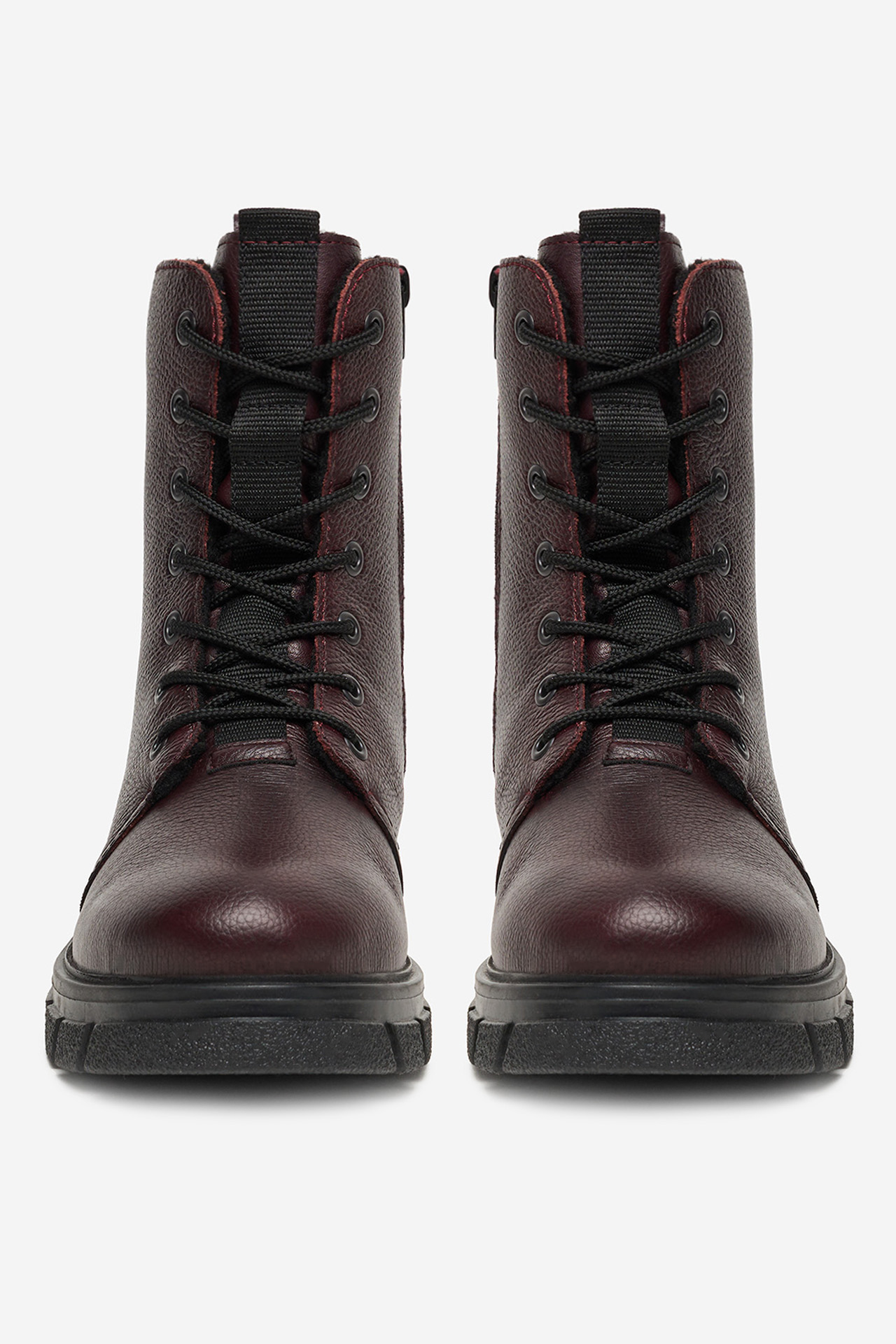 Kotníková obuv Vínový