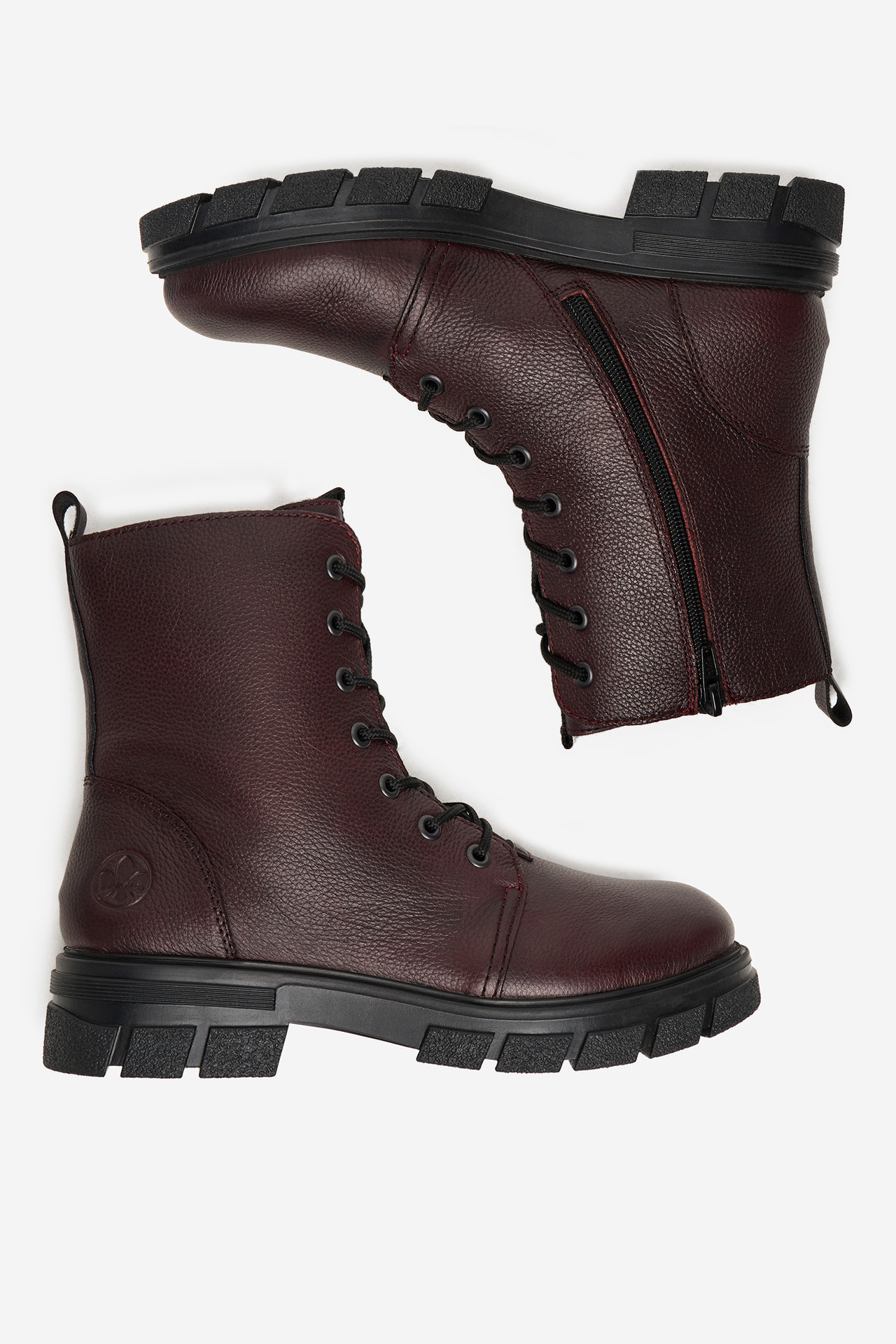 Kotníková obuv Vínový