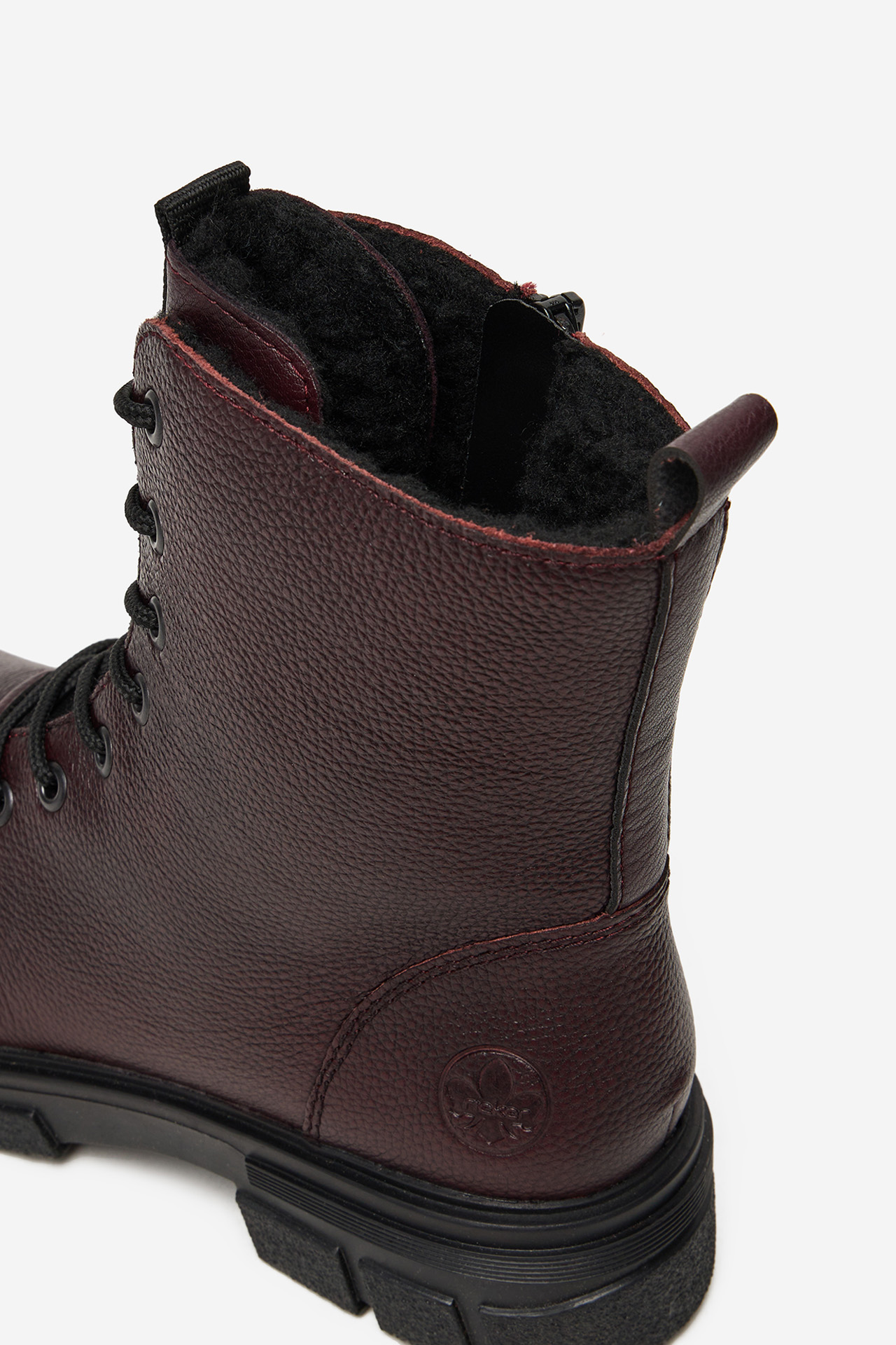 Kotníková obuv Vínový