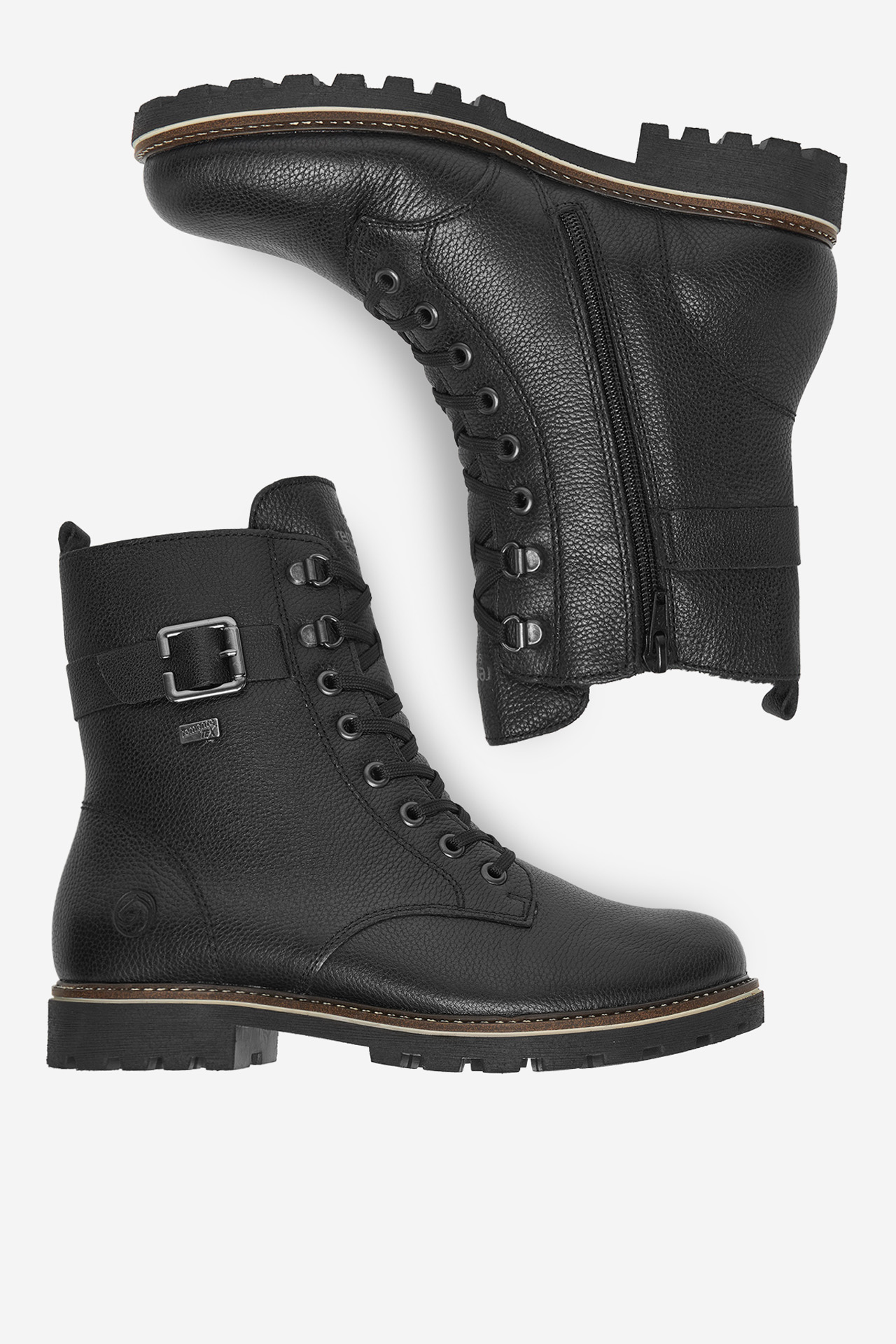 Šnurovacie topánky Čierna