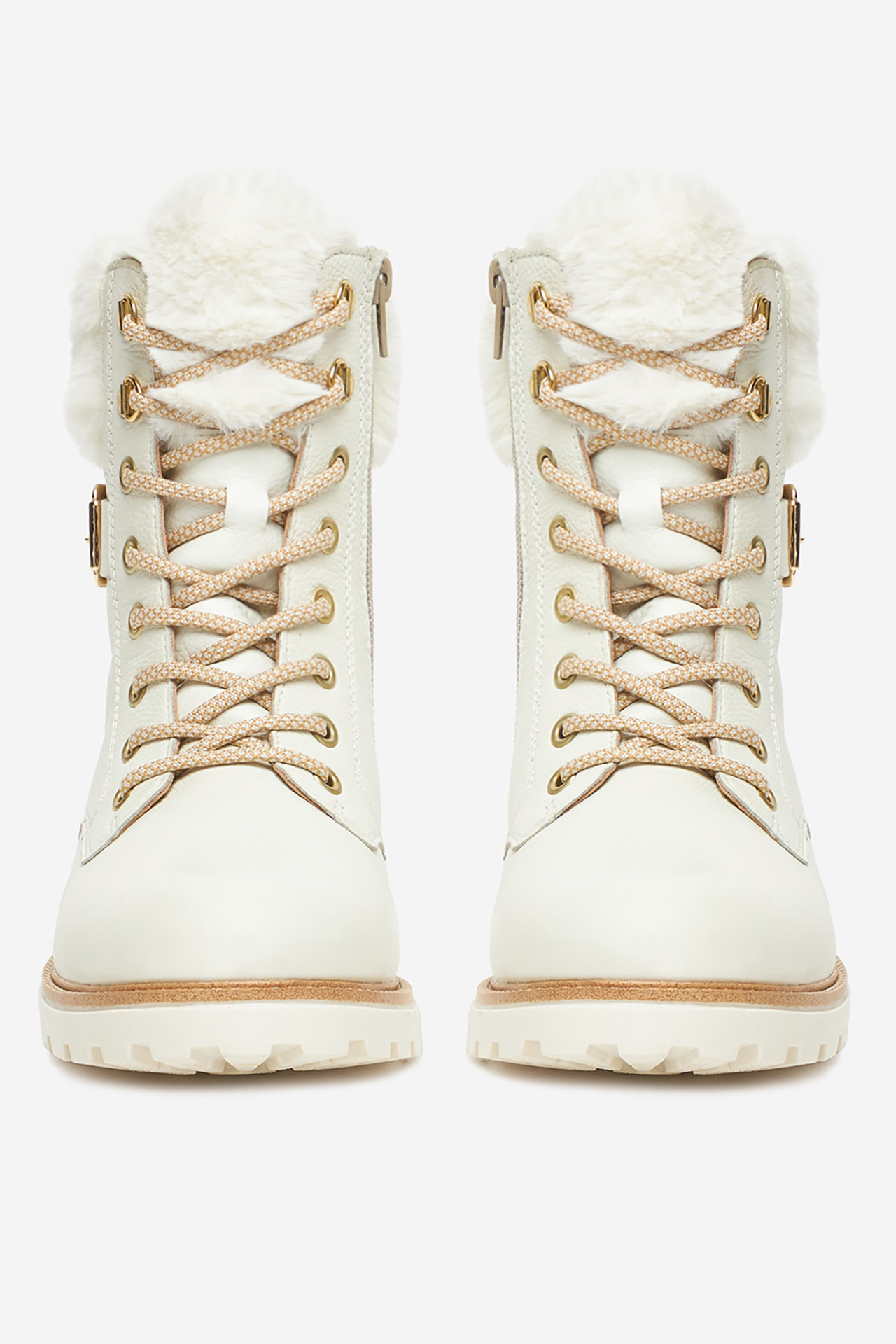 Kotníková obuv Bílá