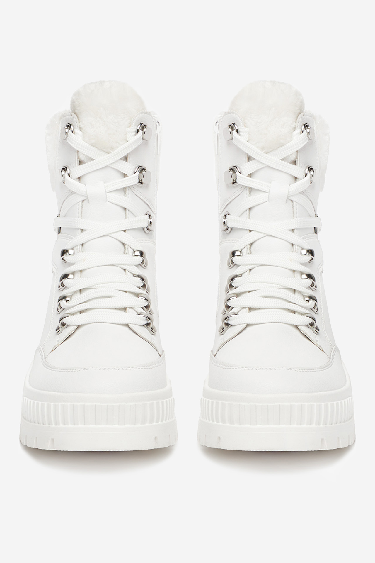 Kotníková obuv Bílá