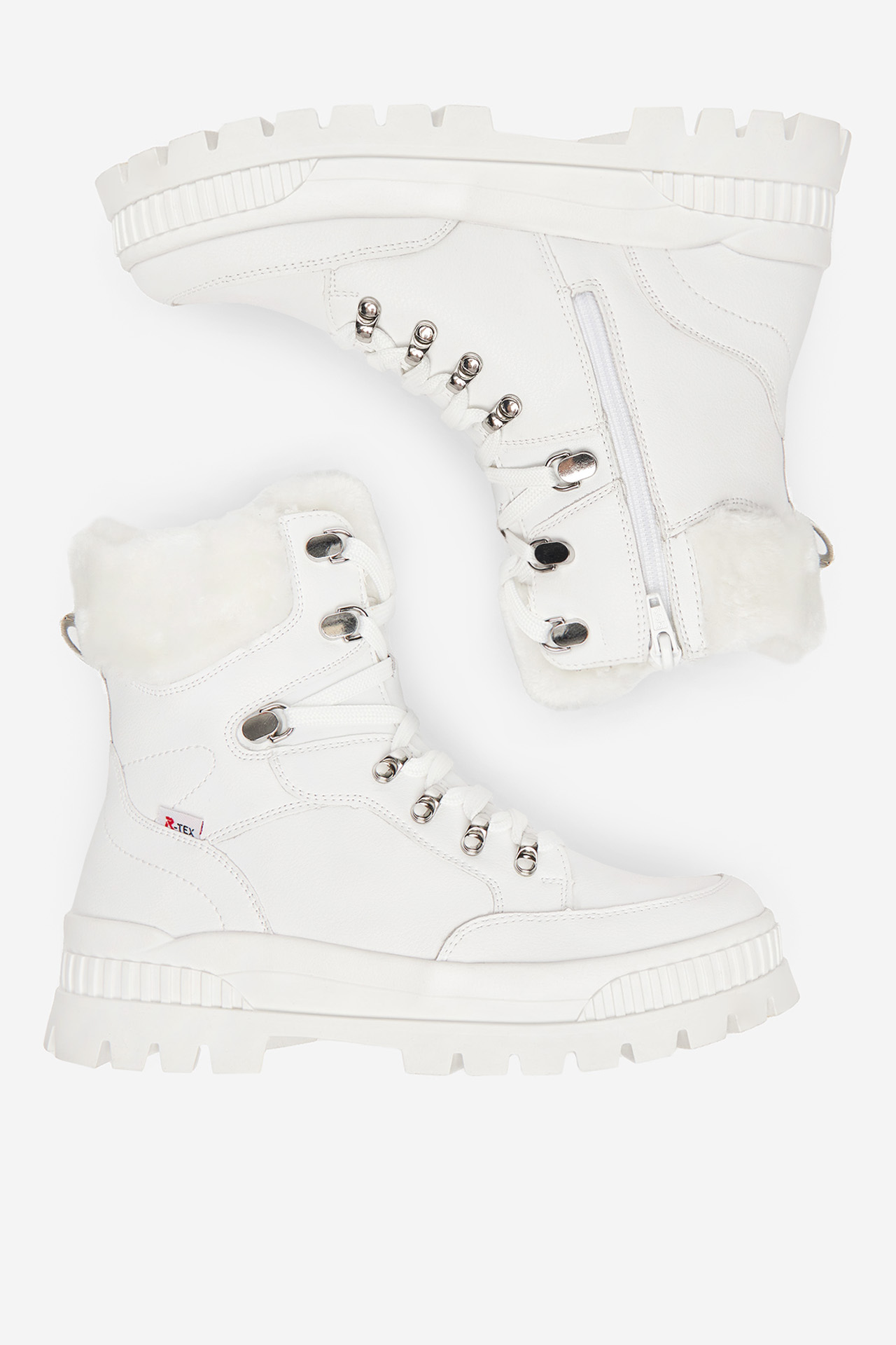 Kotníková obuv Bílá