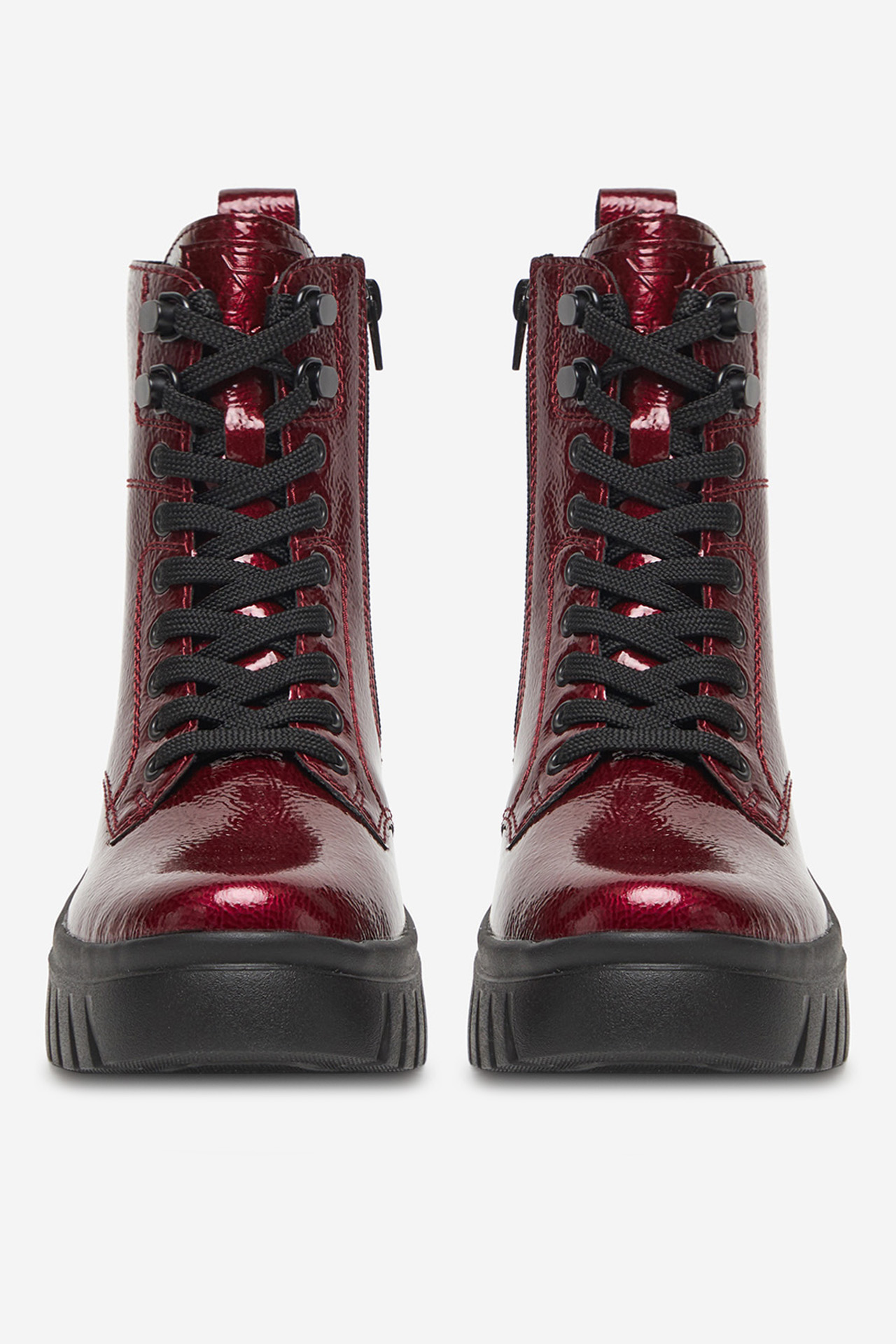 Kotníková obuv Vínový