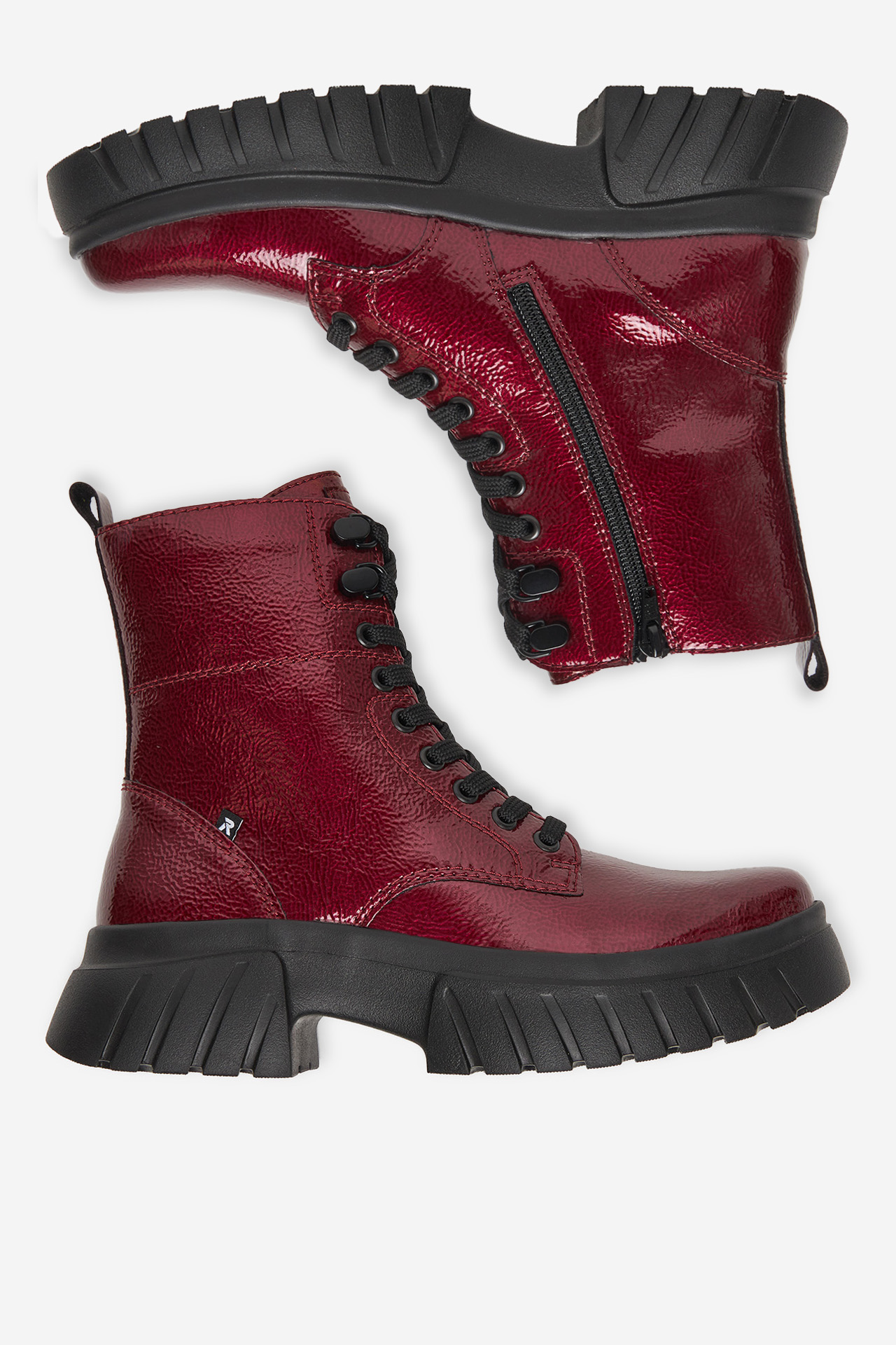 Kotníková obuv Vínový