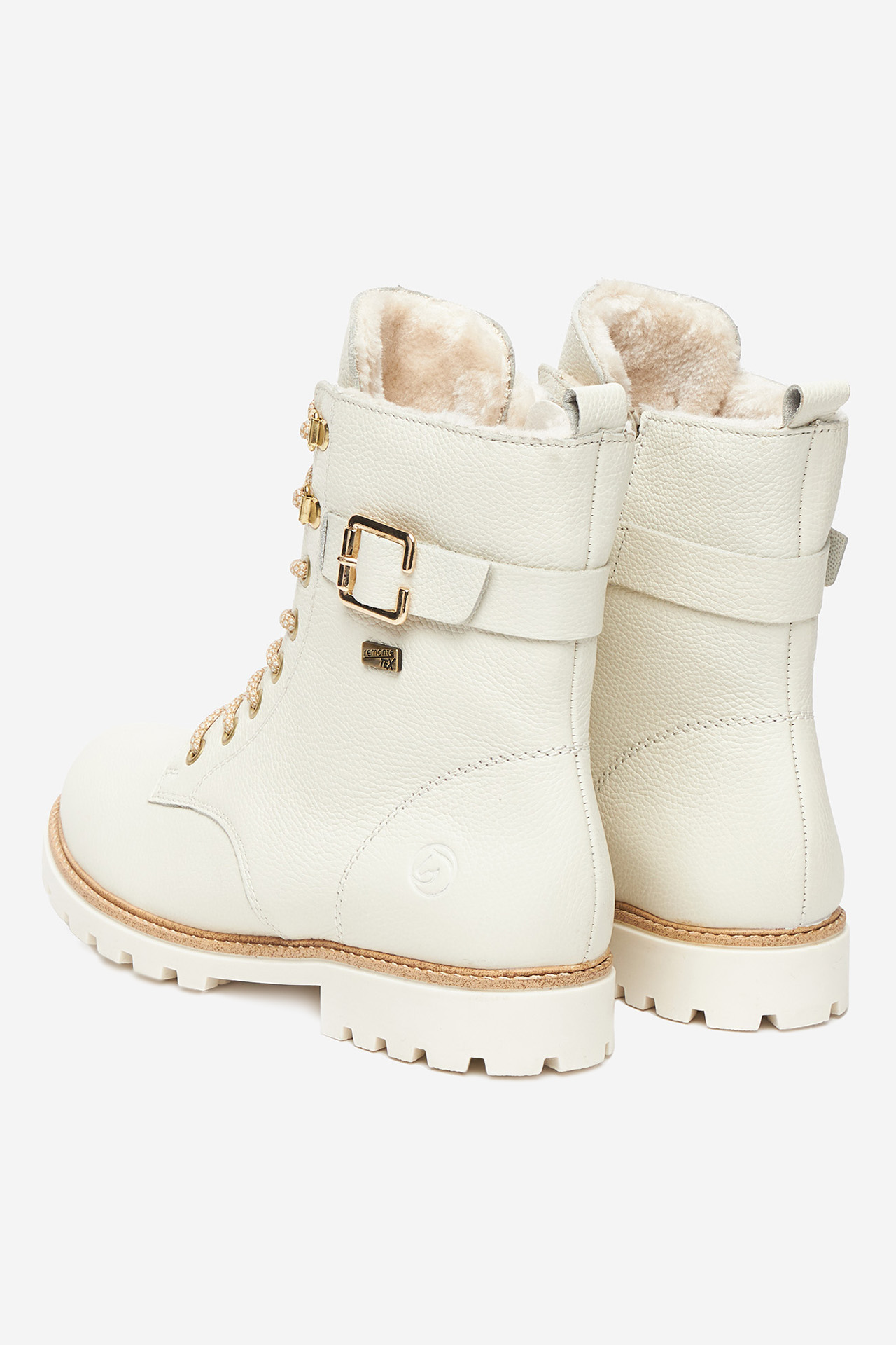 Kotníková obuv Krémová