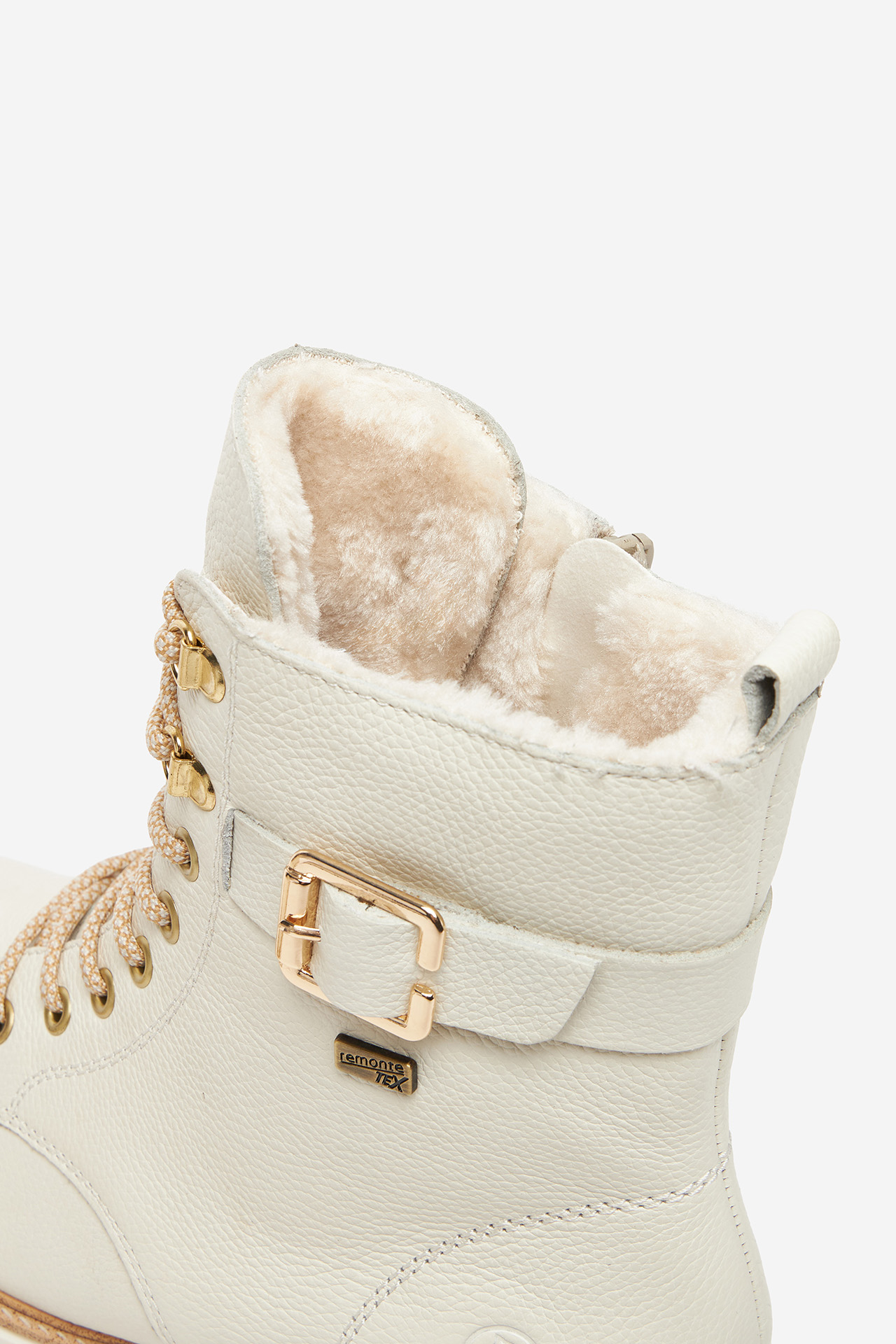 Kotníková obuv Krémová