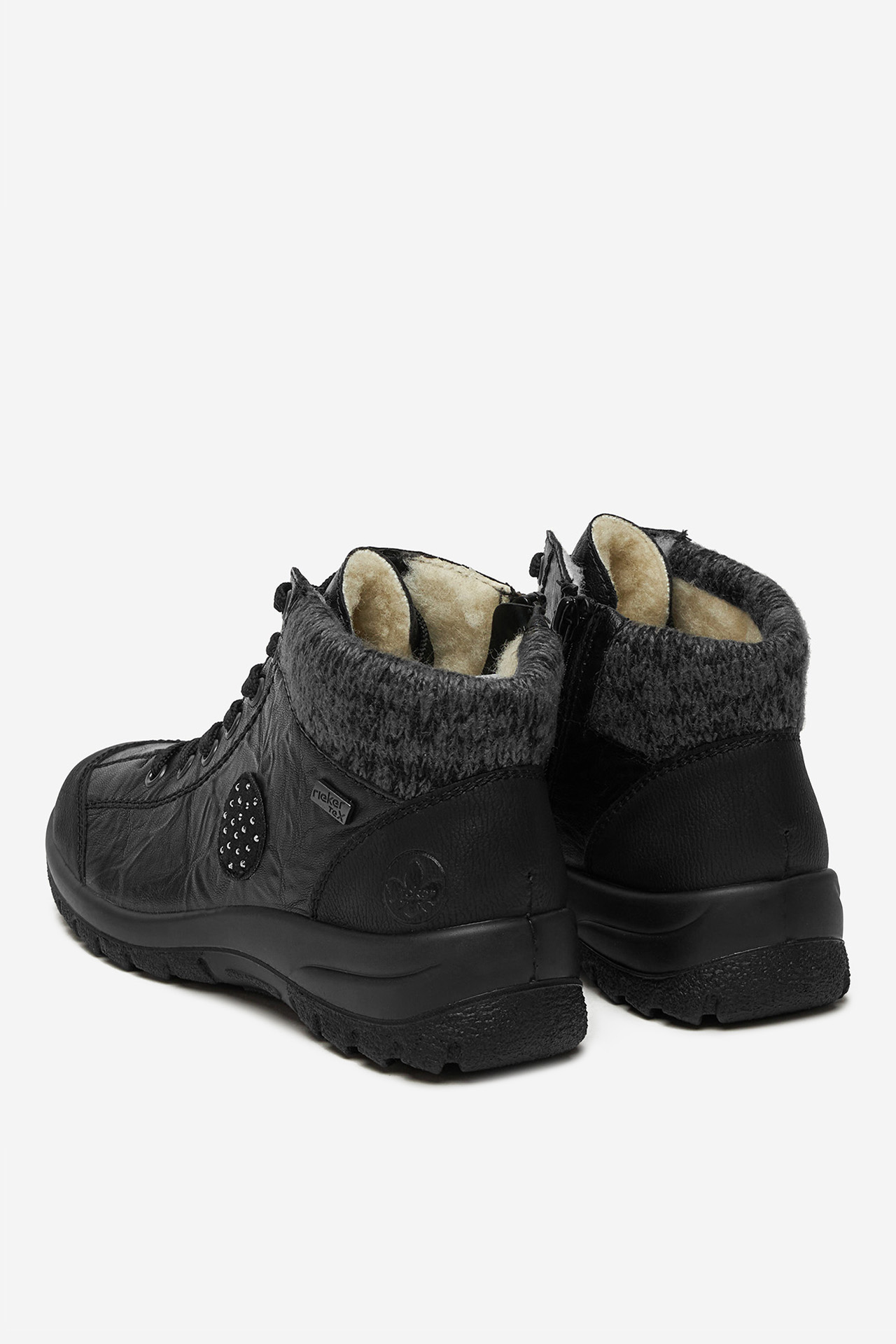 Kotníková obuv Černá