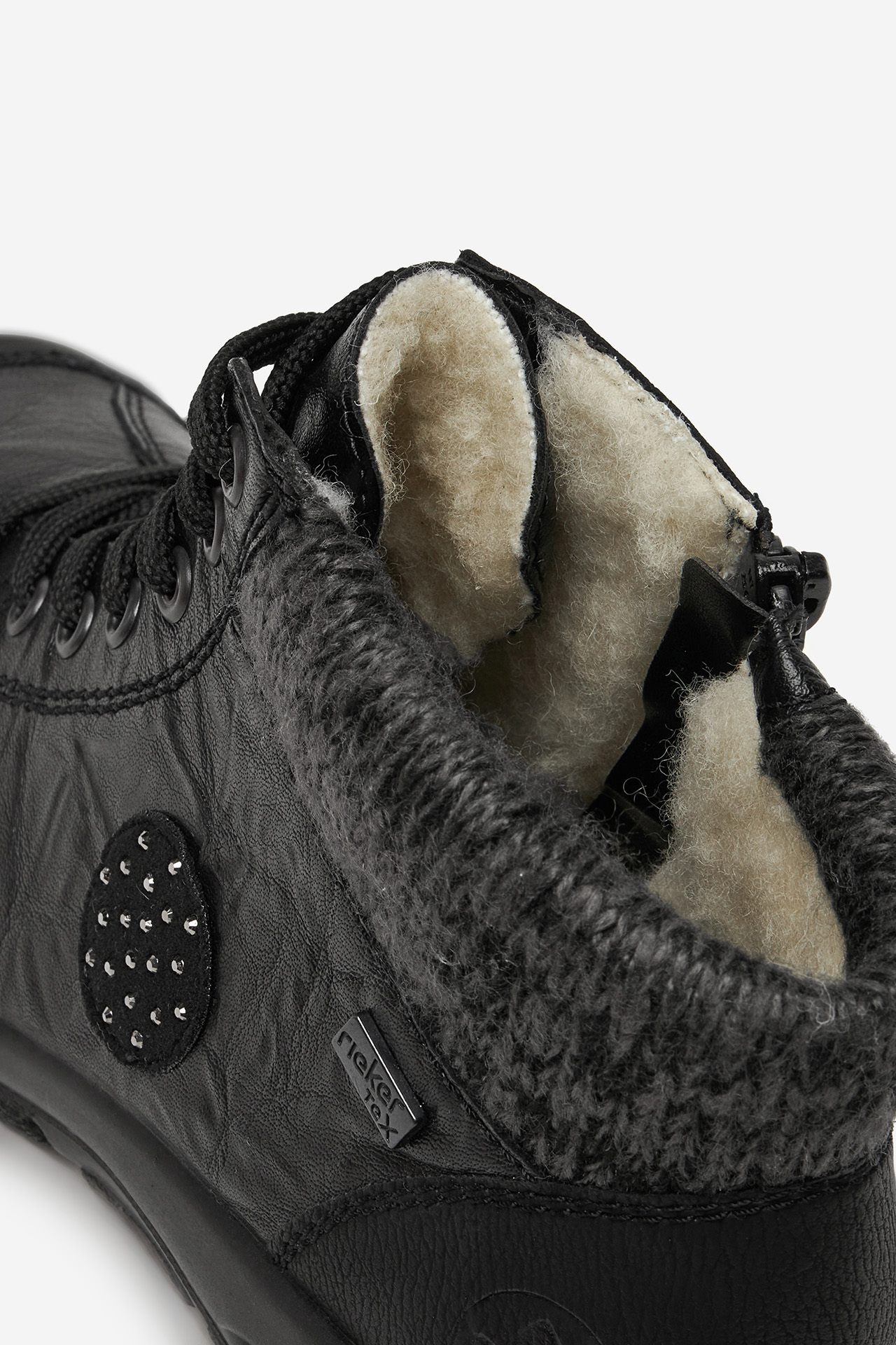 Kotníková obuv Černá