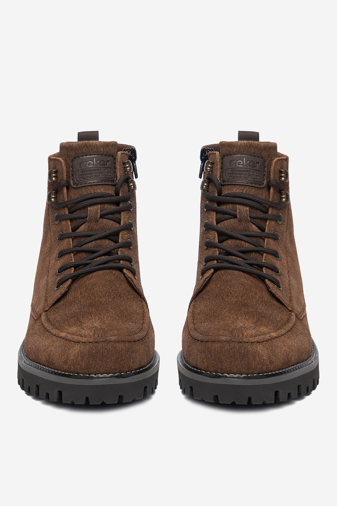 Kotníková obuv Tmavě hnědá