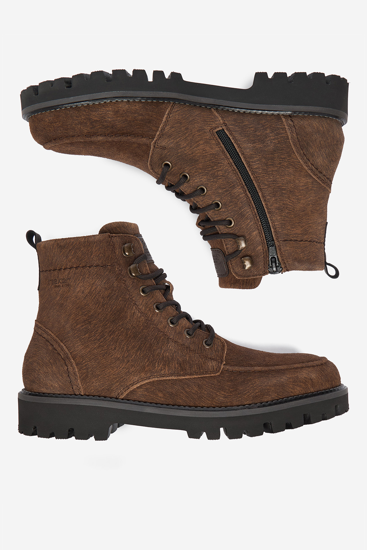 Kotníková obuv Tmavě hnědá