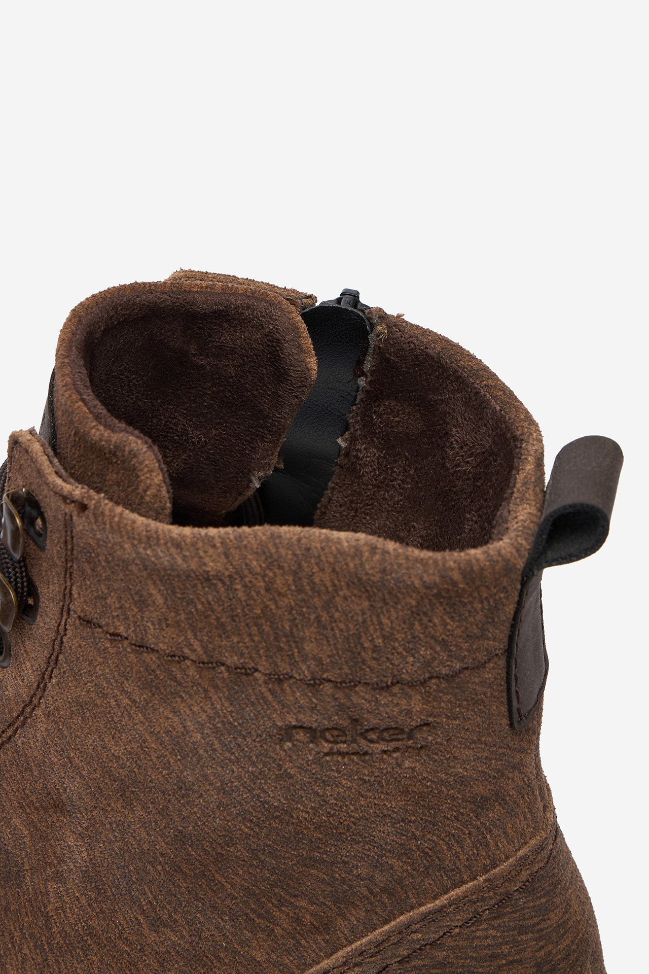 Kotníková obuv Tmavě hnědá