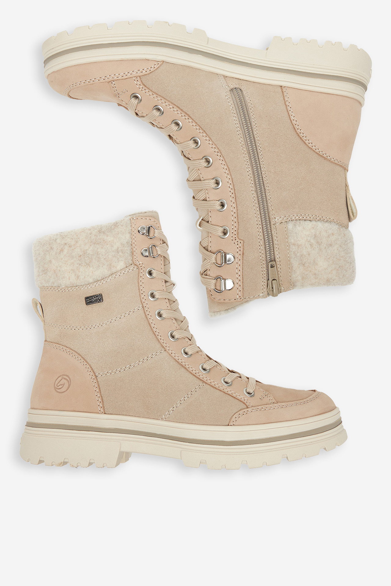 Kotníková obuv Béžová