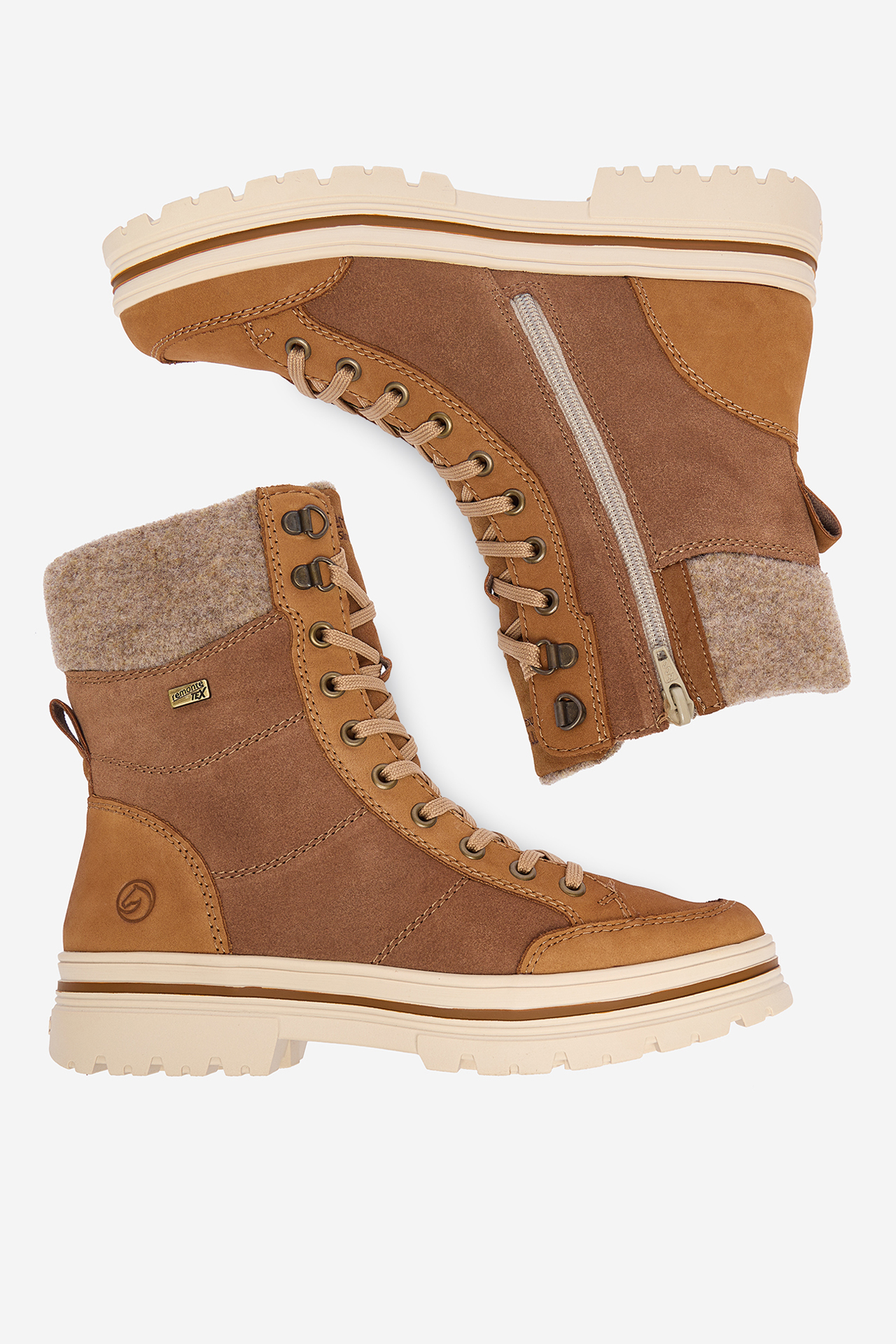 Kotníková obuv Hnědá