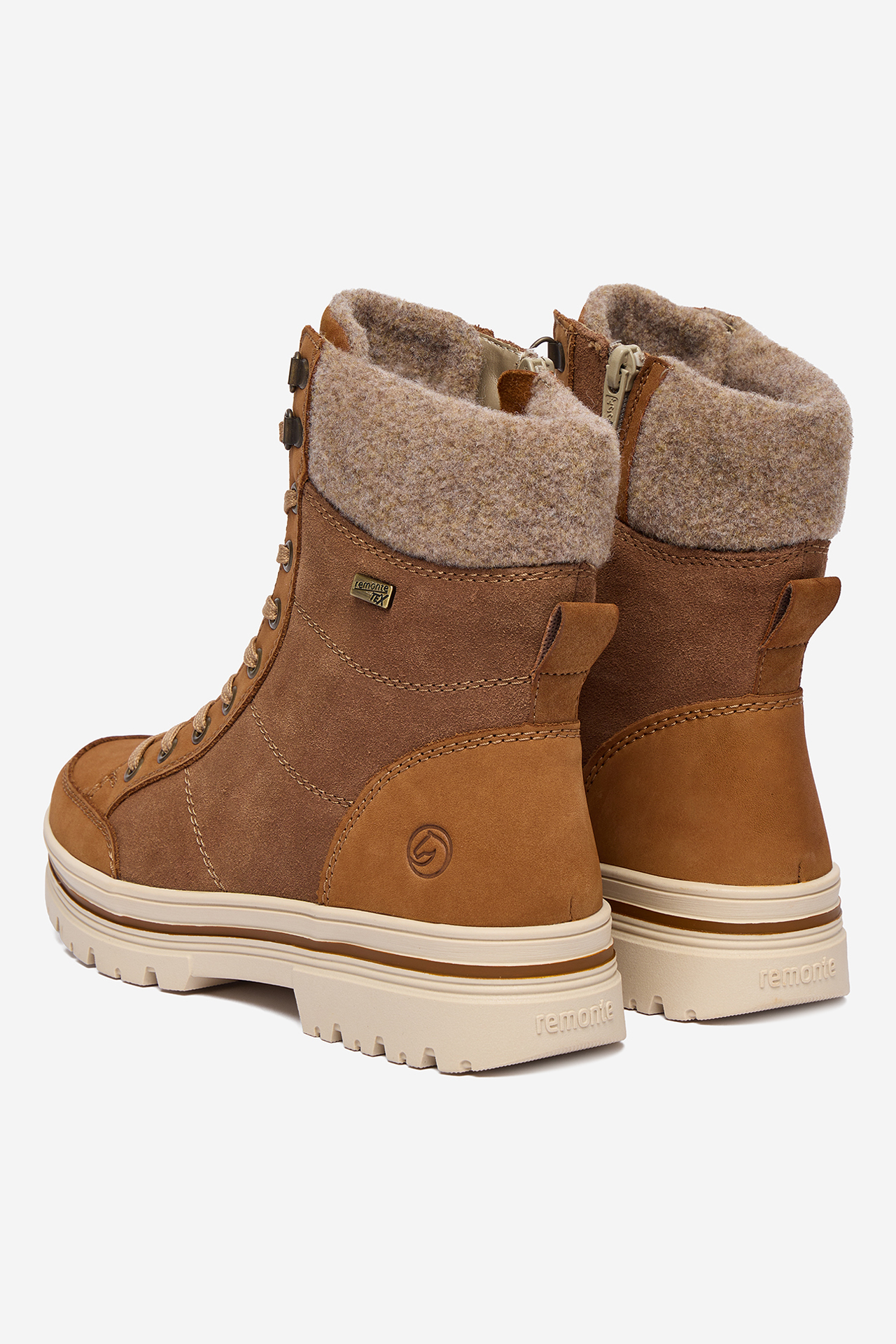 Kotníková obuv Hnědá