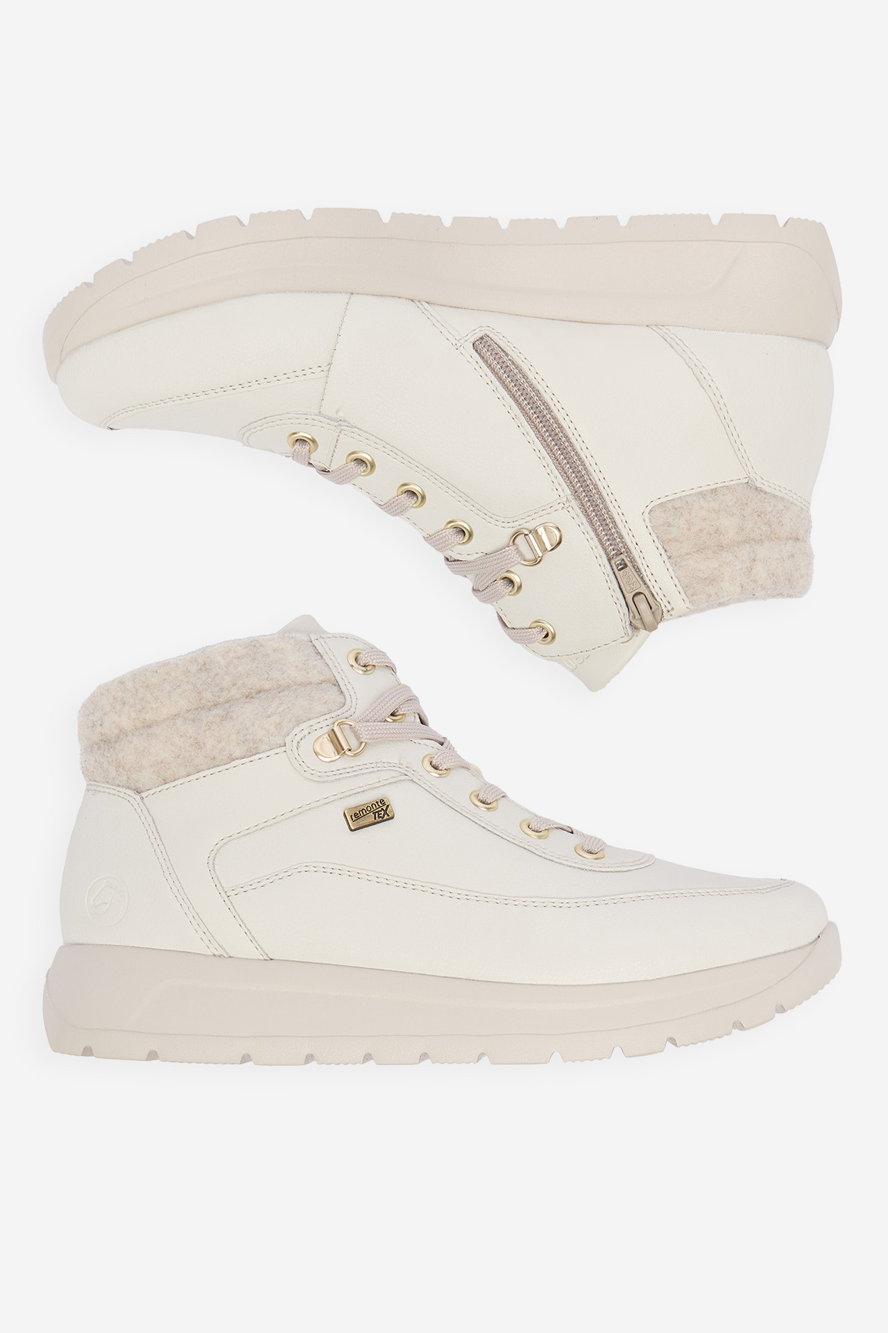 Kotníková obuv Bílá