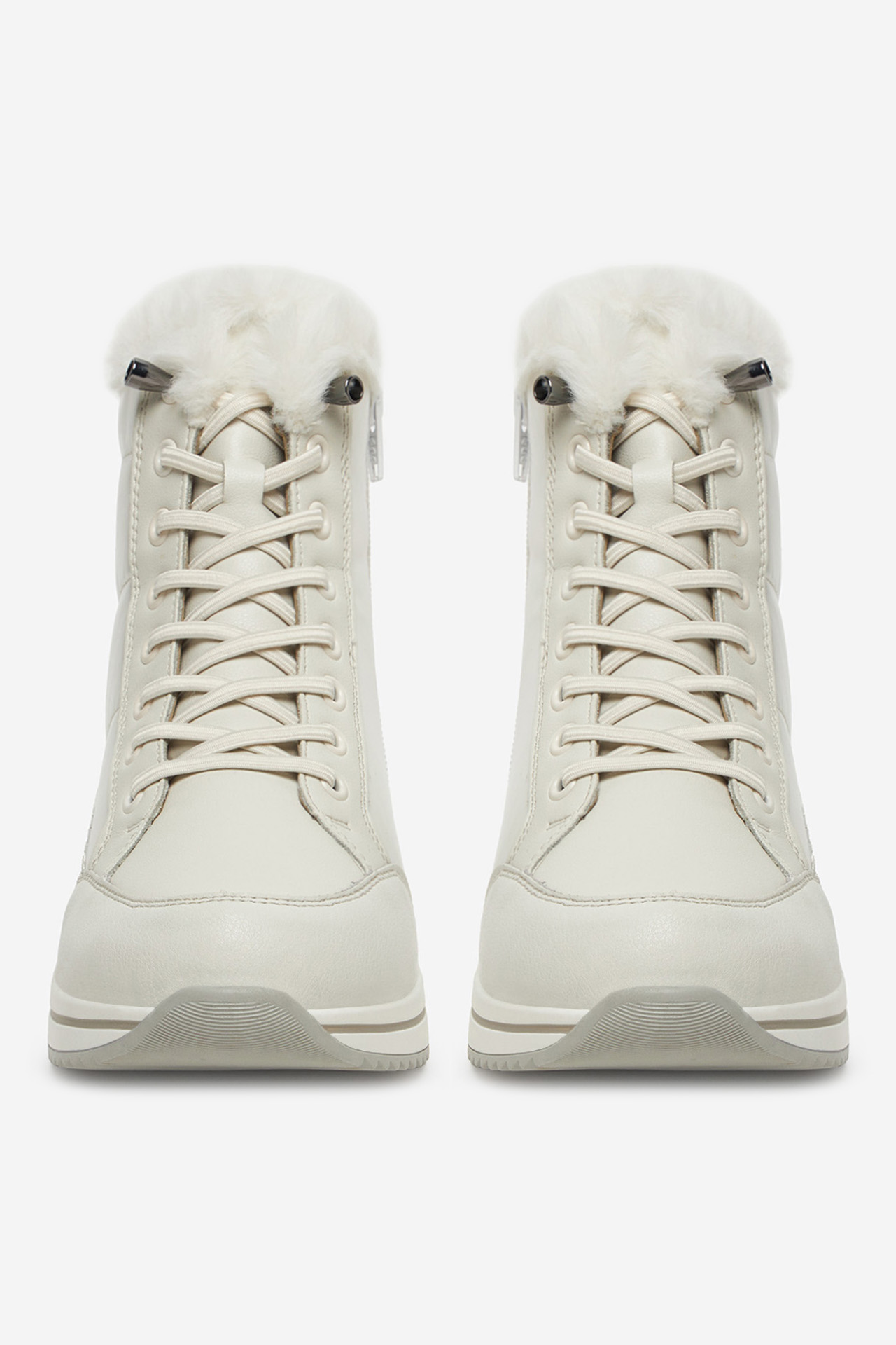 Kotníková obuv Bílá