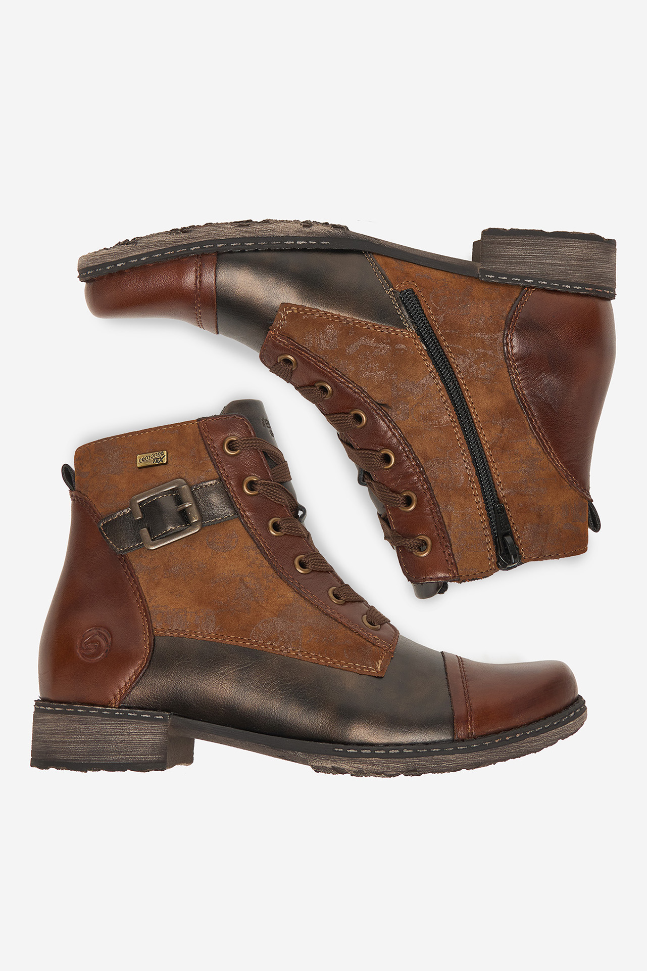 Kotníková obuv Hnědá