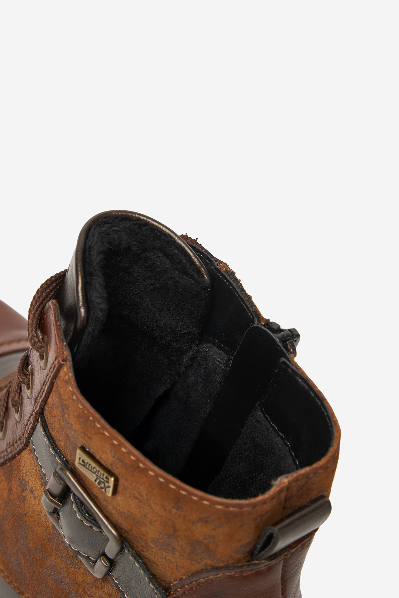 Kotníková obuv Hnědá